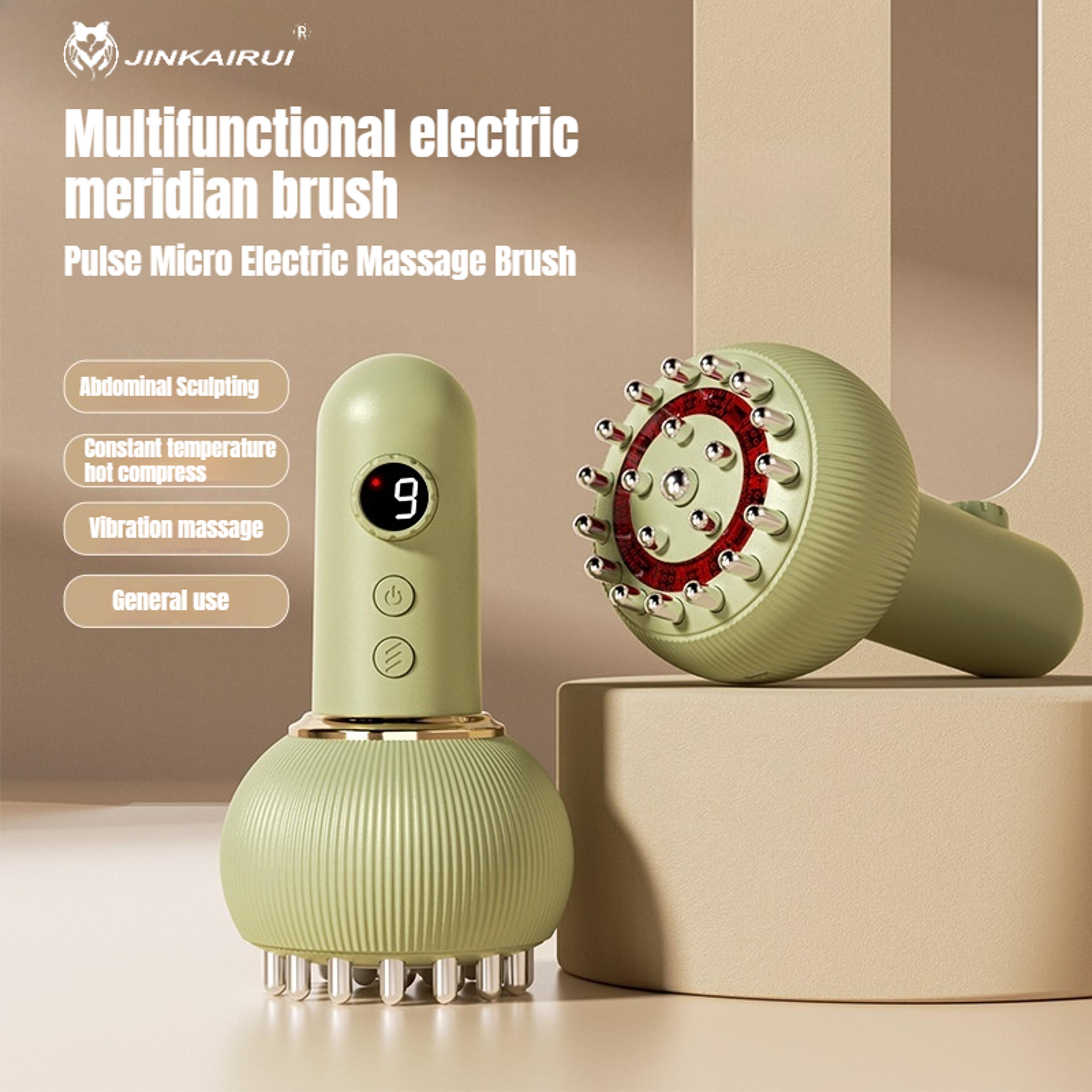 rechargeable electric meridian brush, thin belly scraping instrument, meridian massage brush