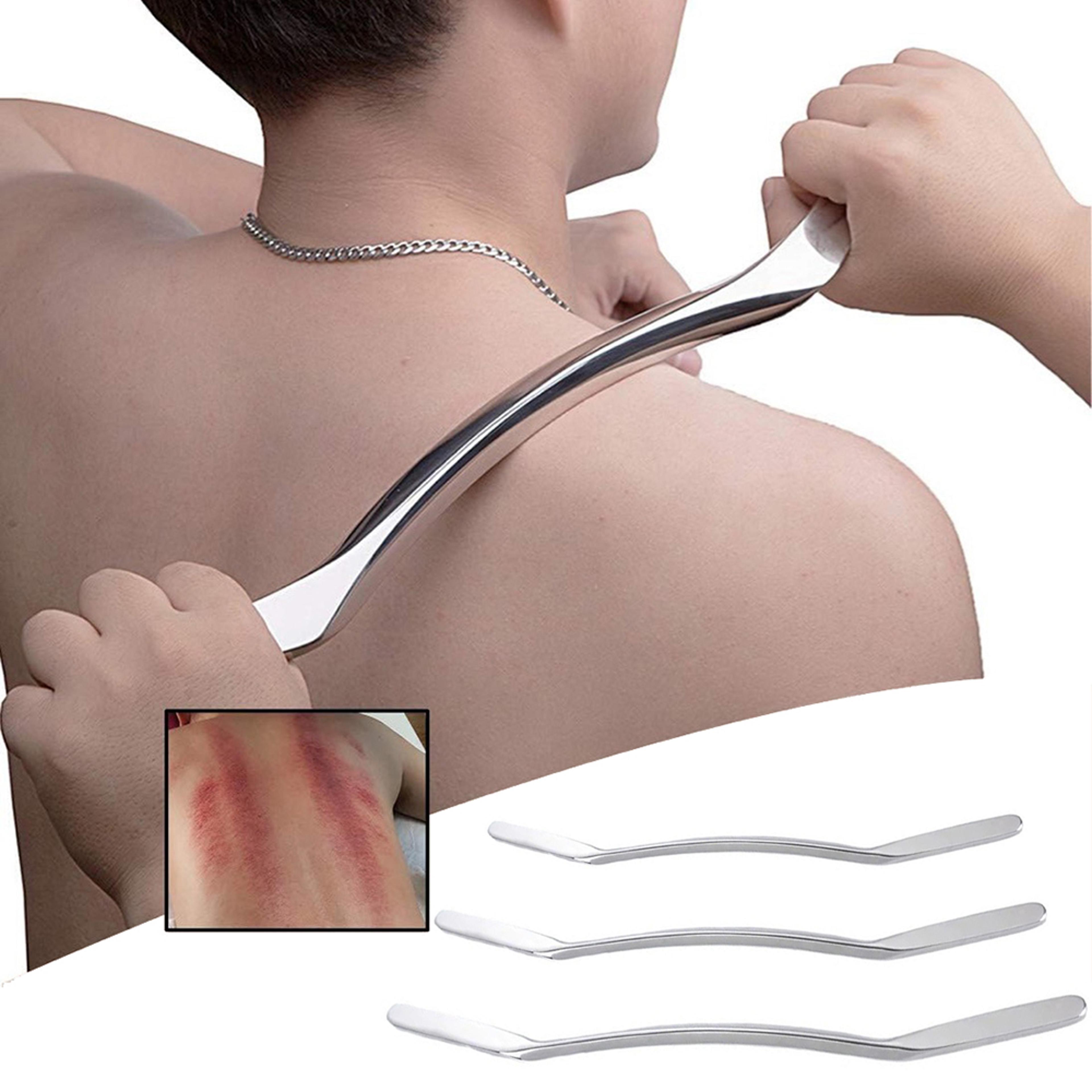 stainless steel gua sha scraping massage tool, fascia knife for large muscles, soft tissue recovery & mobilization