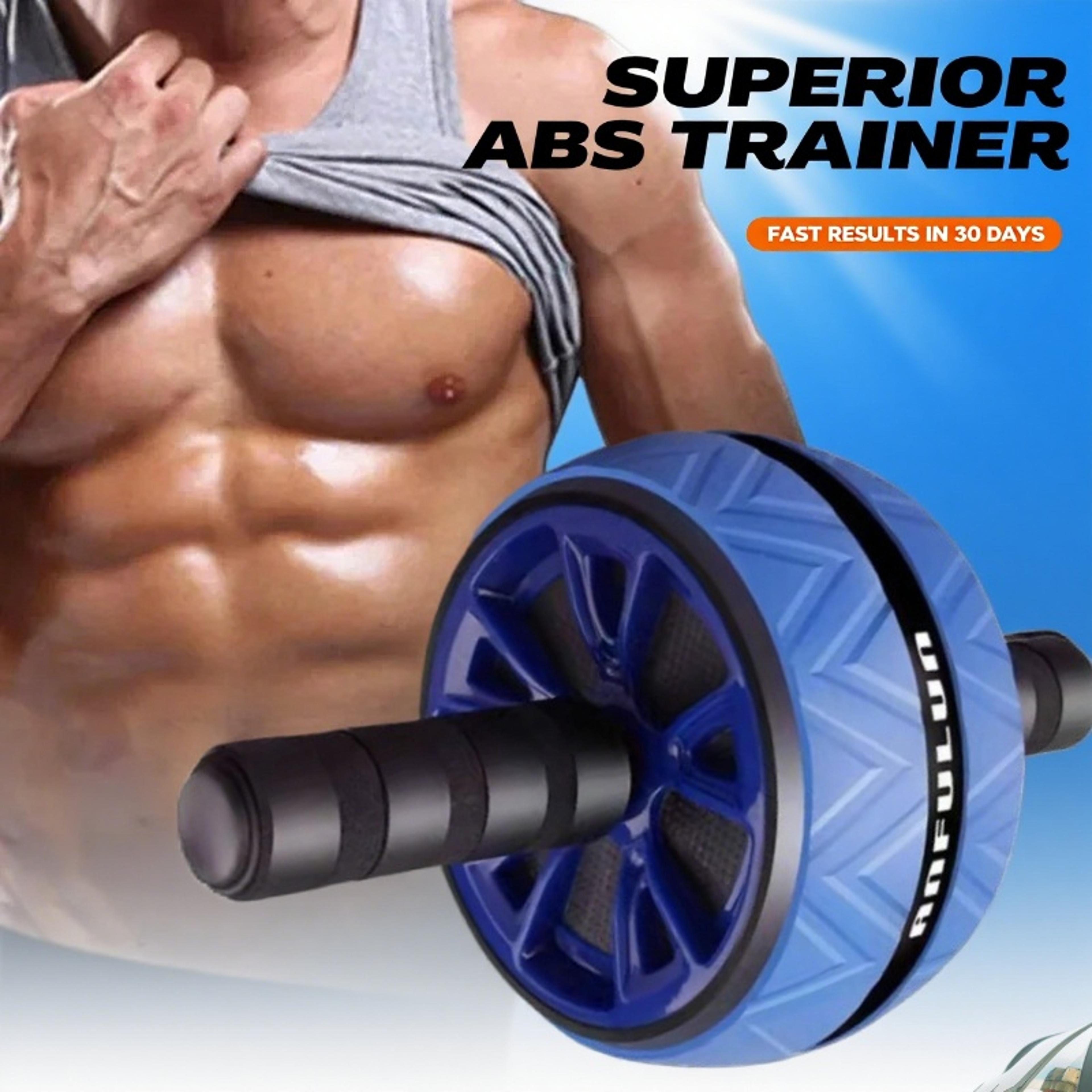 silent abdominal wheel for core strength, universalsports fitness abs roller, toning slimming home gym equipment