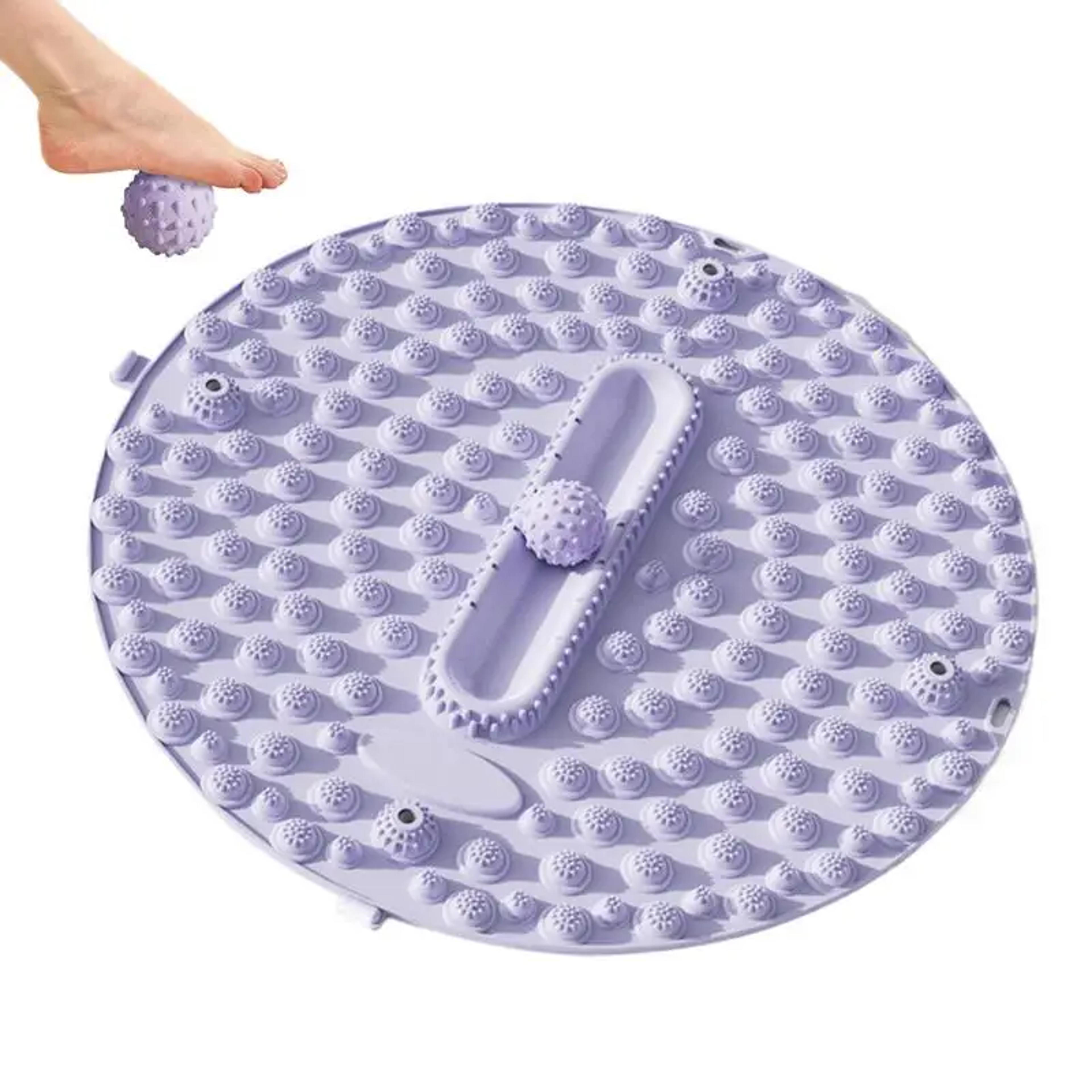 foldable particle foot massager mat, pressure point foot pad, relaxing feet pressure point mat