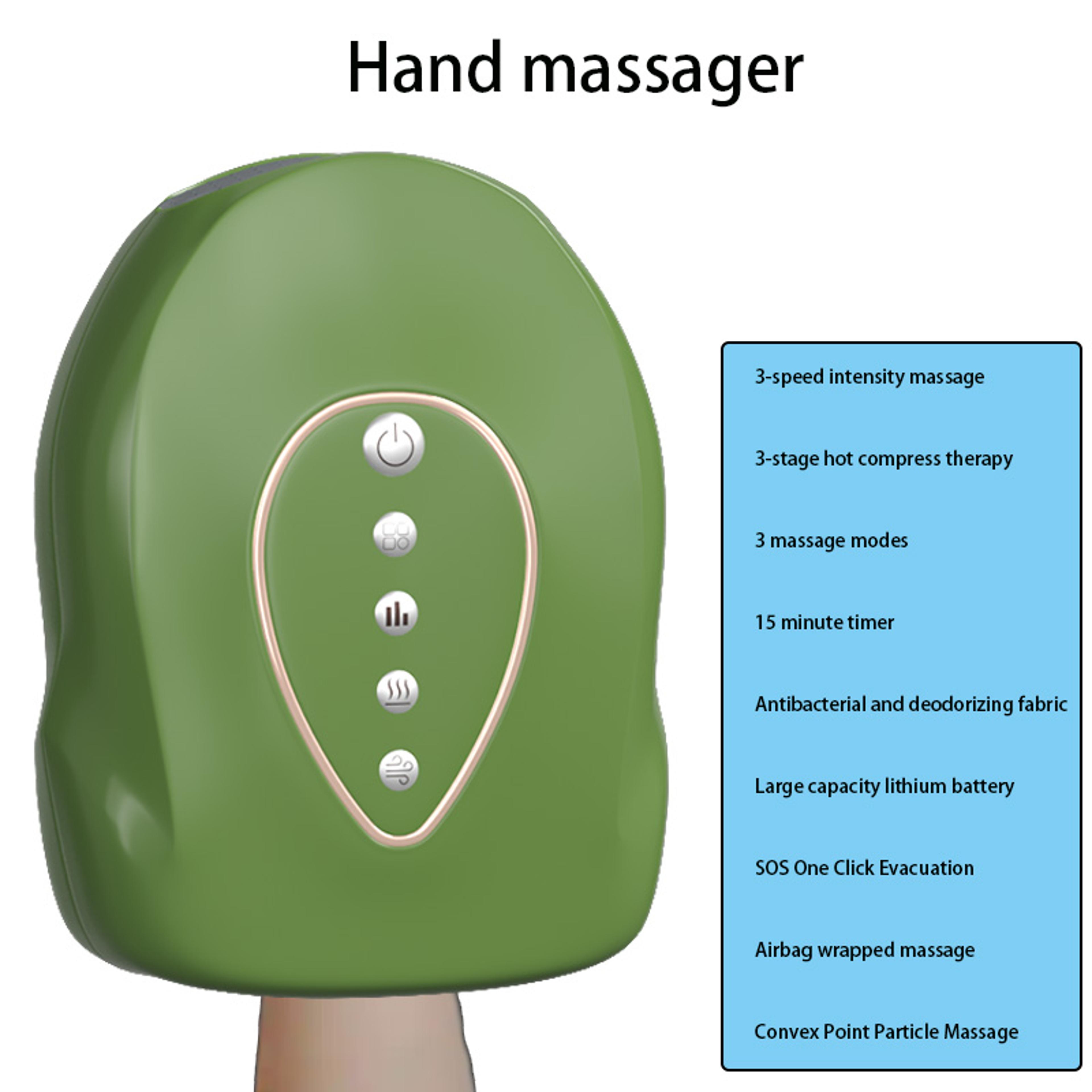 hot compress kneading hand massage machine, electric hand massager air bag, 3 modes for relax hands