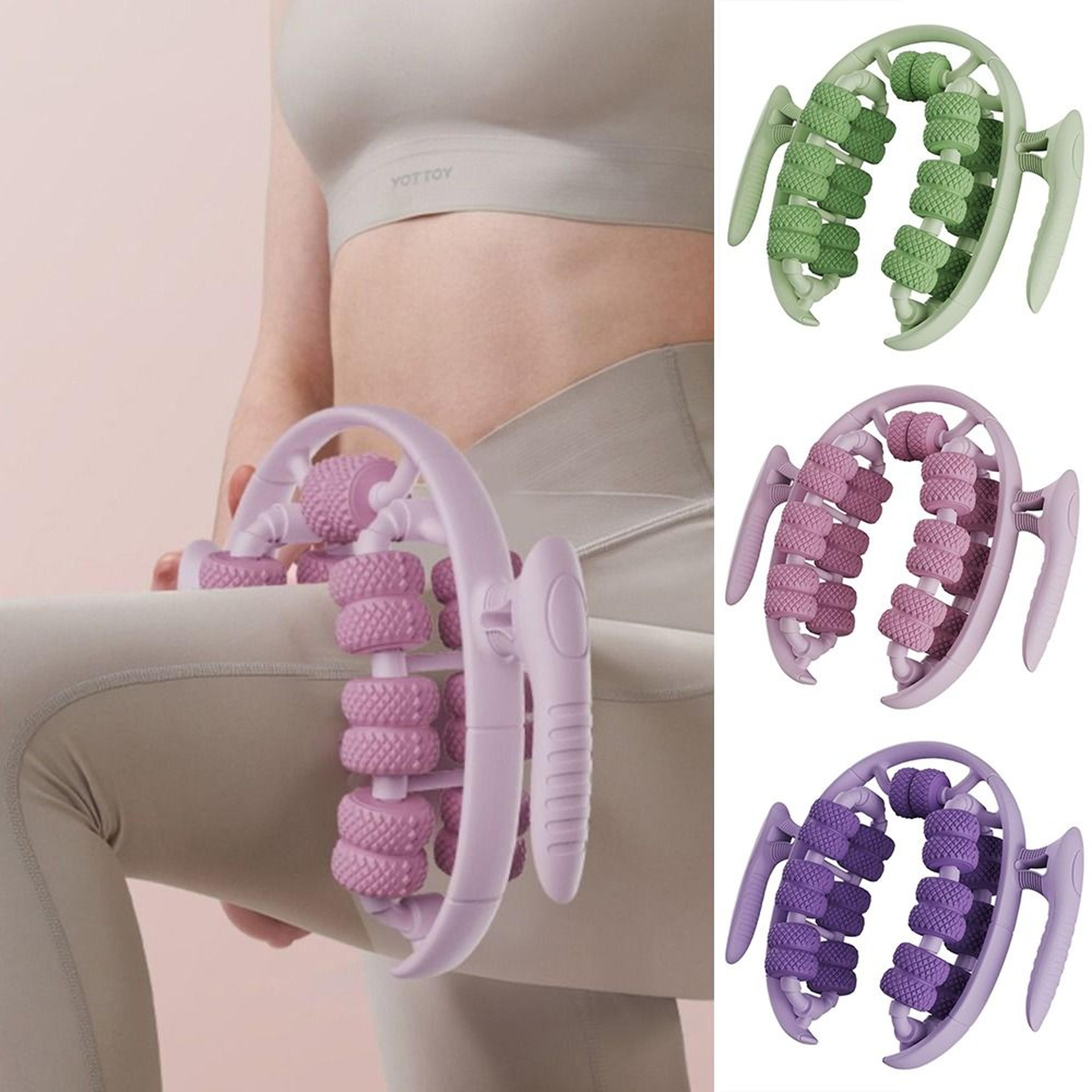 26 wheel body massager, relax ring clamp leg massager, calf muscle relaxer, fatigue roller massage, all-round massage