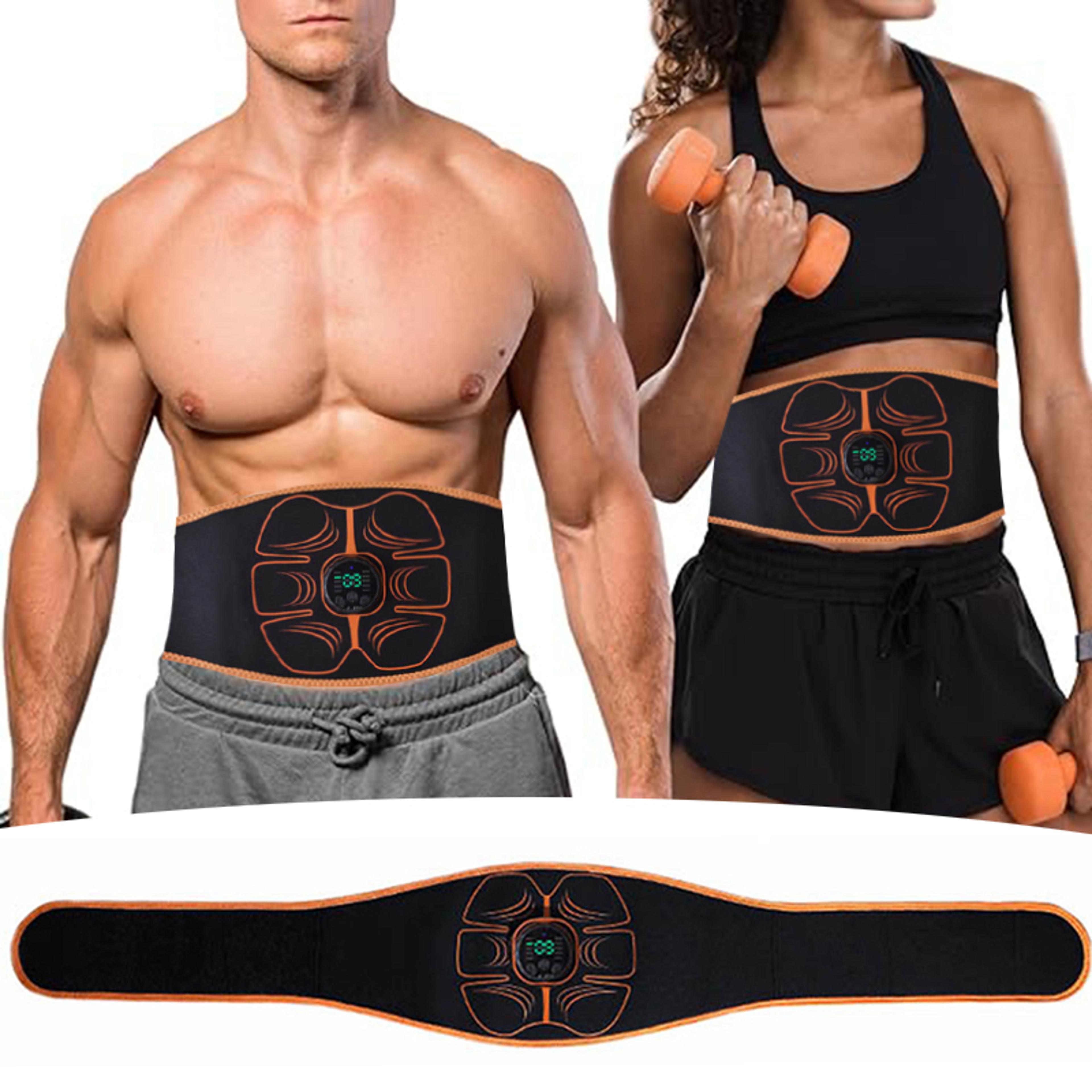 smart abdominal training belts electric body weight loss, ems muscle stimulator belt trainer, slimming massage device