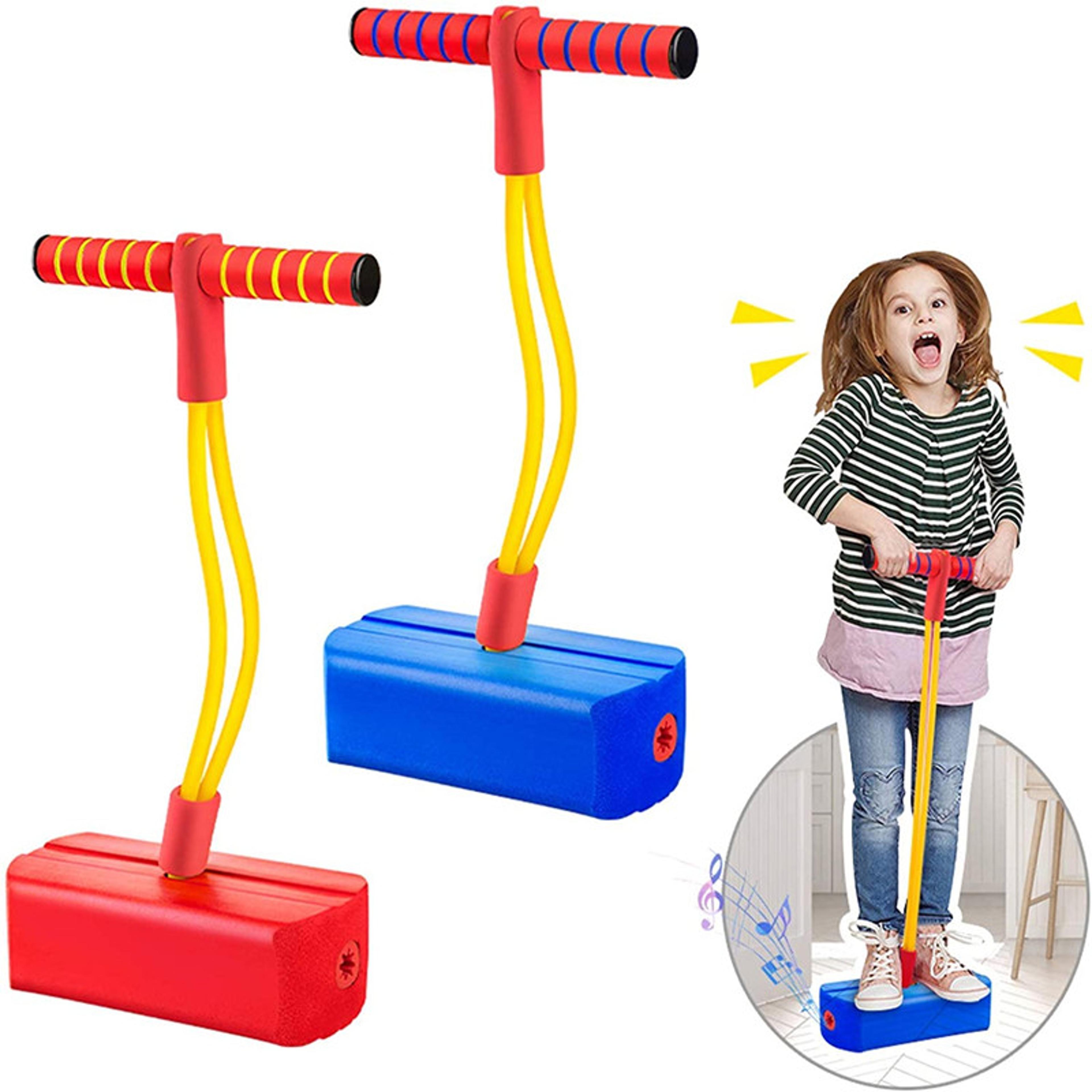 outdoor foam pogo jumper, fun toys for boys & girls, gifts for autistic kids