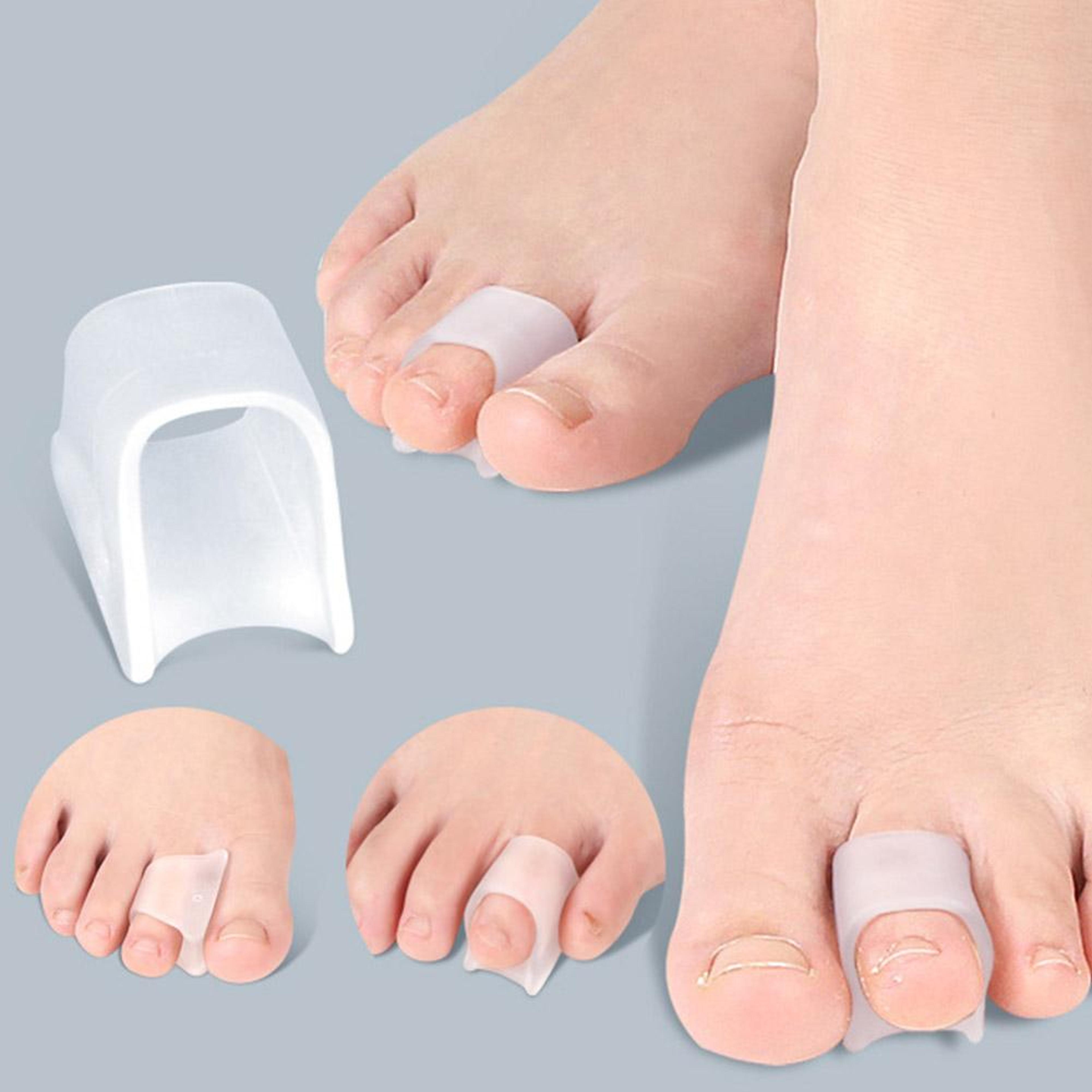 hammertoe corrector for curled crooked bent and claw toe, toe orthotics straighteners for men and women, anti fungi feet