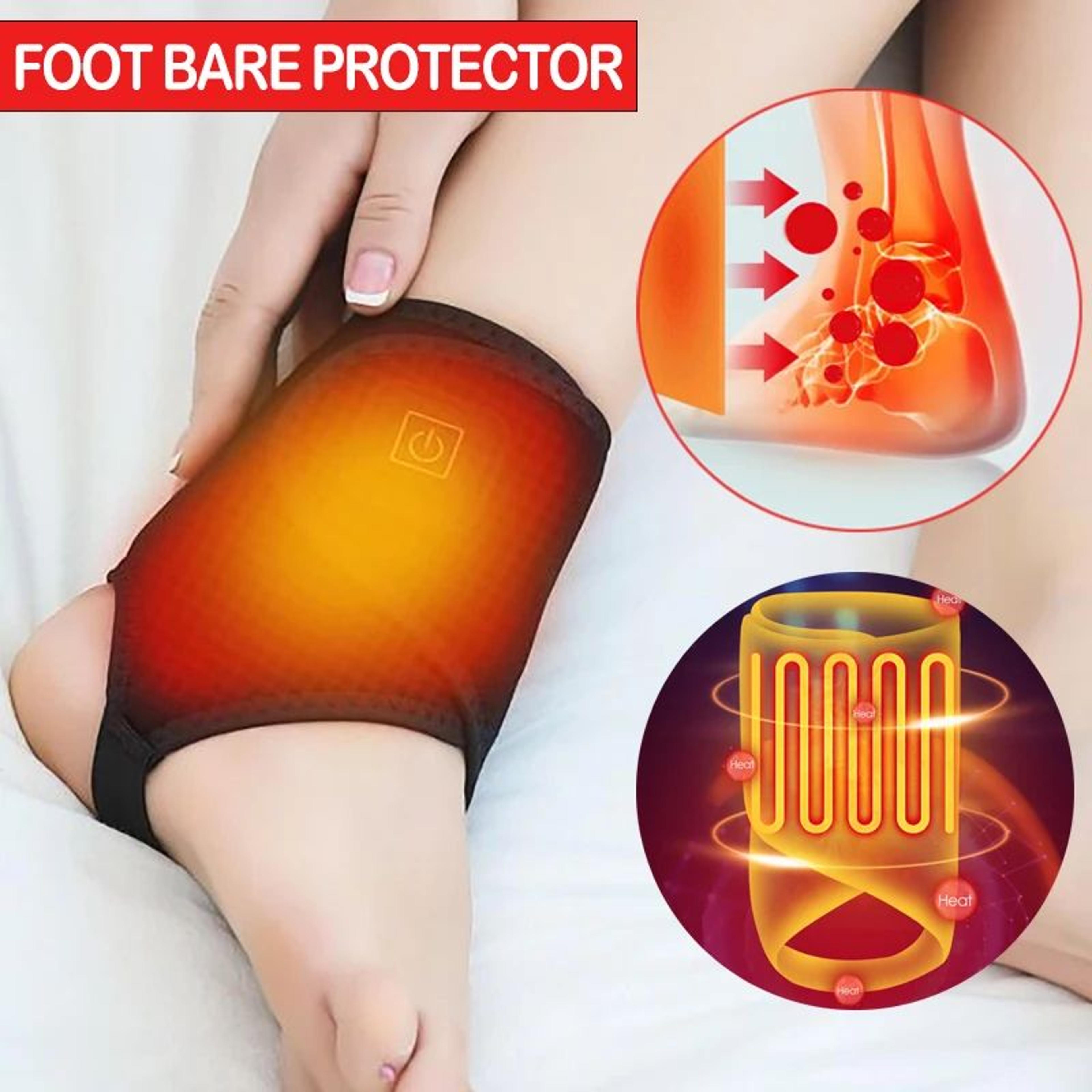 warmth black adjustable heating, ankle protection strap for autumn and winter, strap lightweight and portable