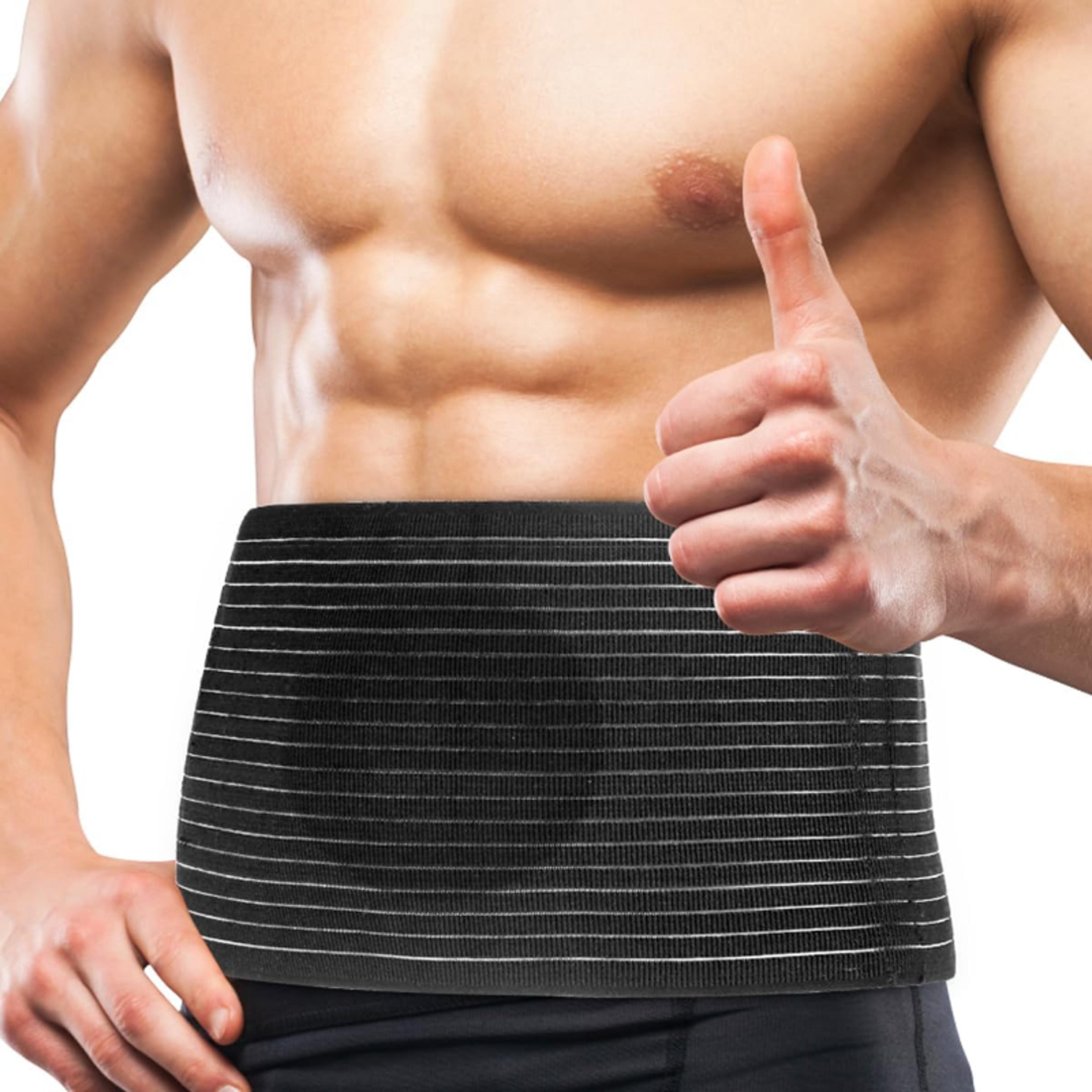 hernia support belt for men and women, abdominal brace with support pad, helps relieve pain and discomfort