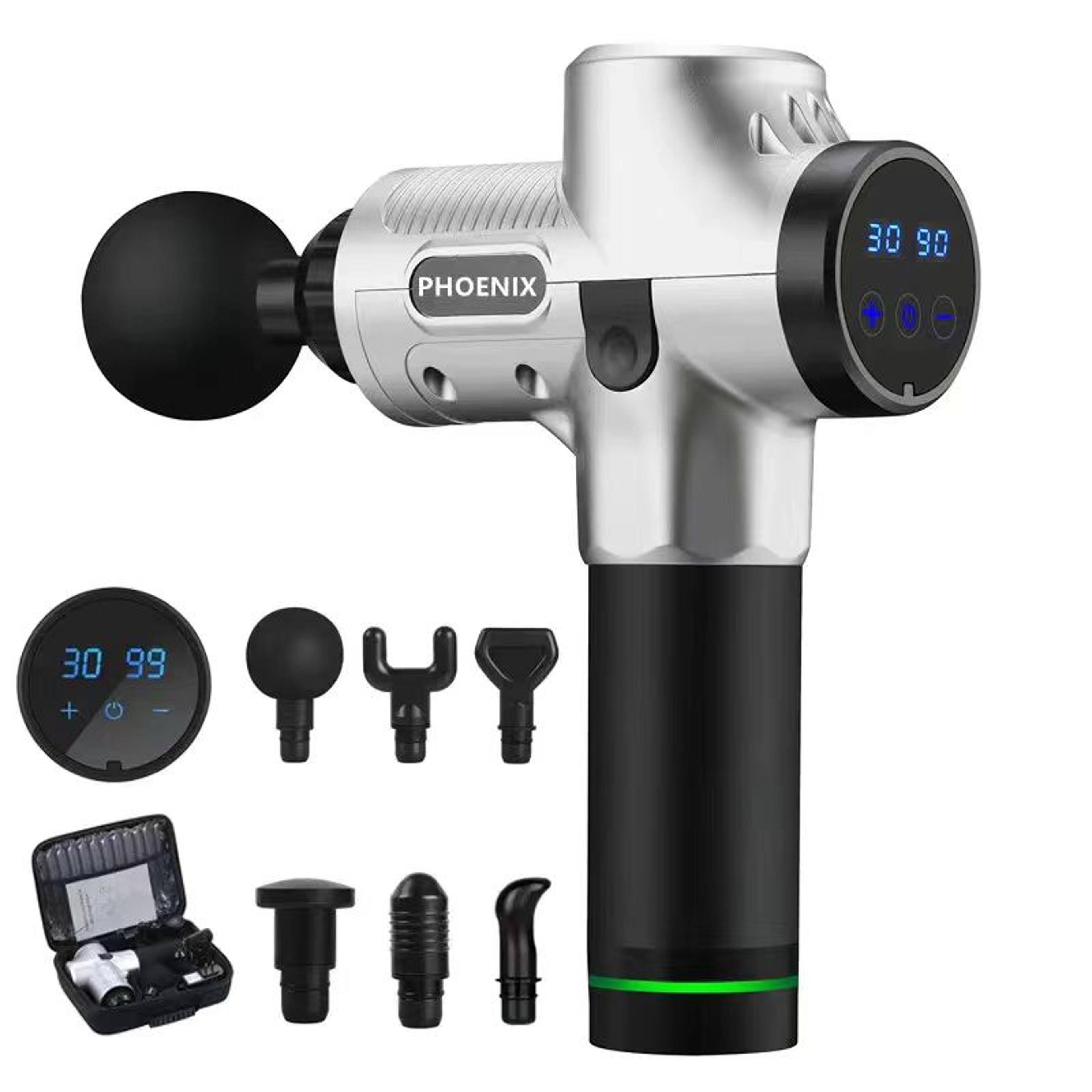 deep phoenix a2 massage gun, muscle back pain relief, body and relaxation, slimming shaping massager