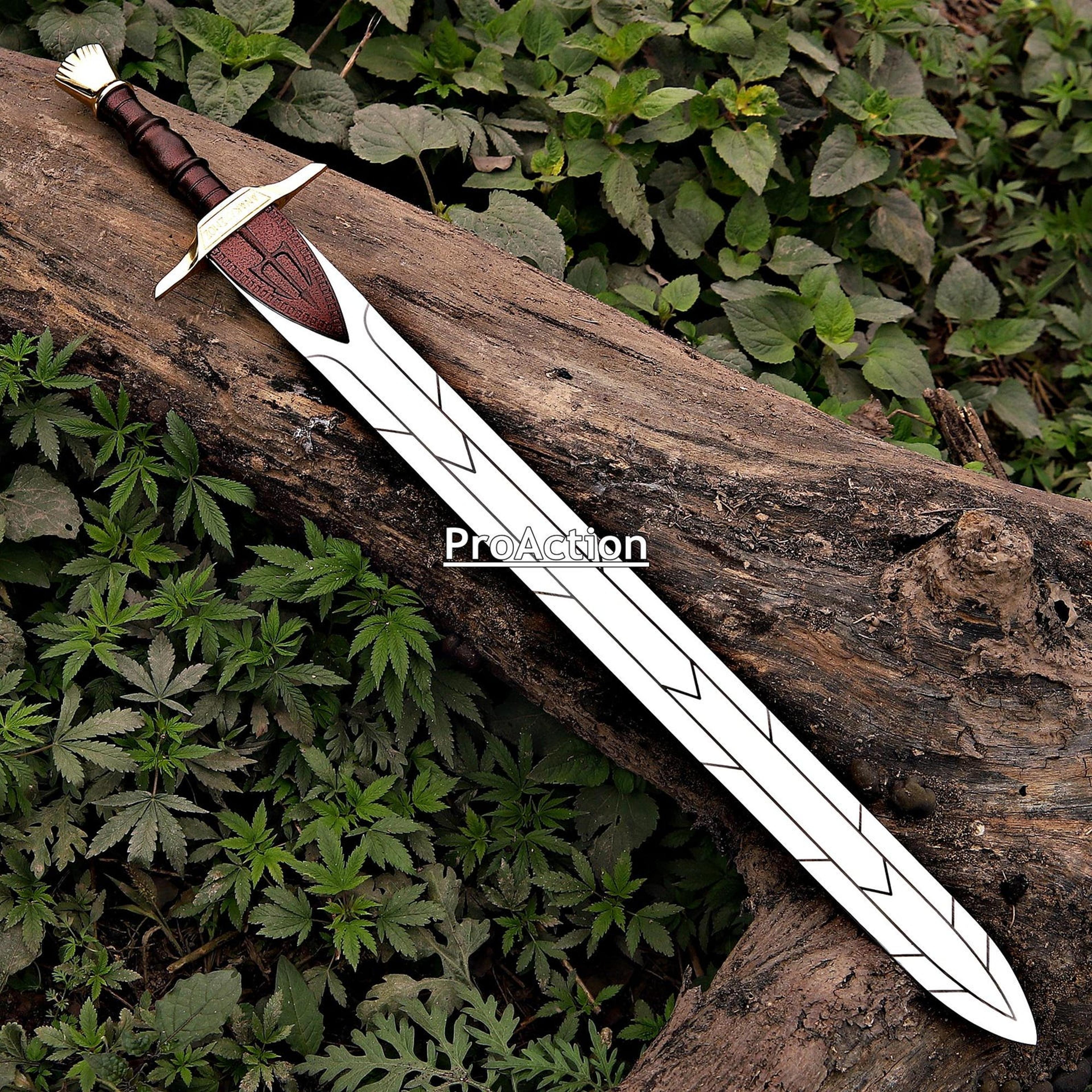 handmade short hunting carbon steel sword viking master sword perfect father's day gift for him, boyfriend gift,