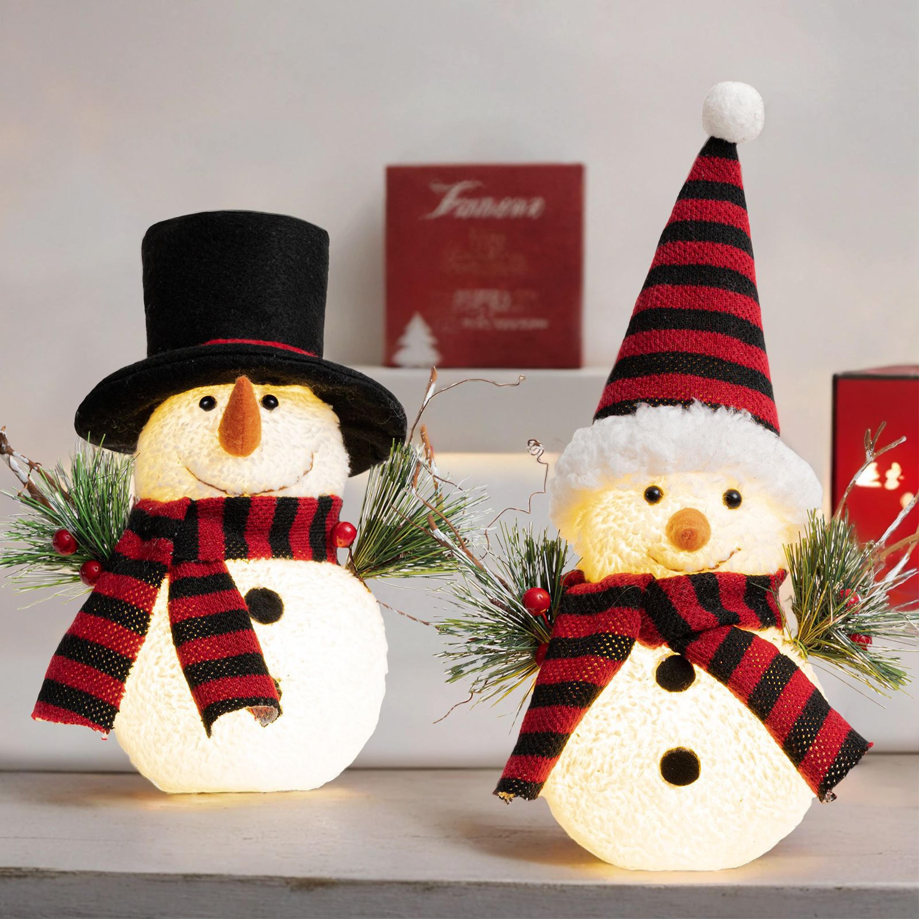 christmas luminous snowman, decorative toys, cute dolls, birthday gifts for friends and classmates, children christmas