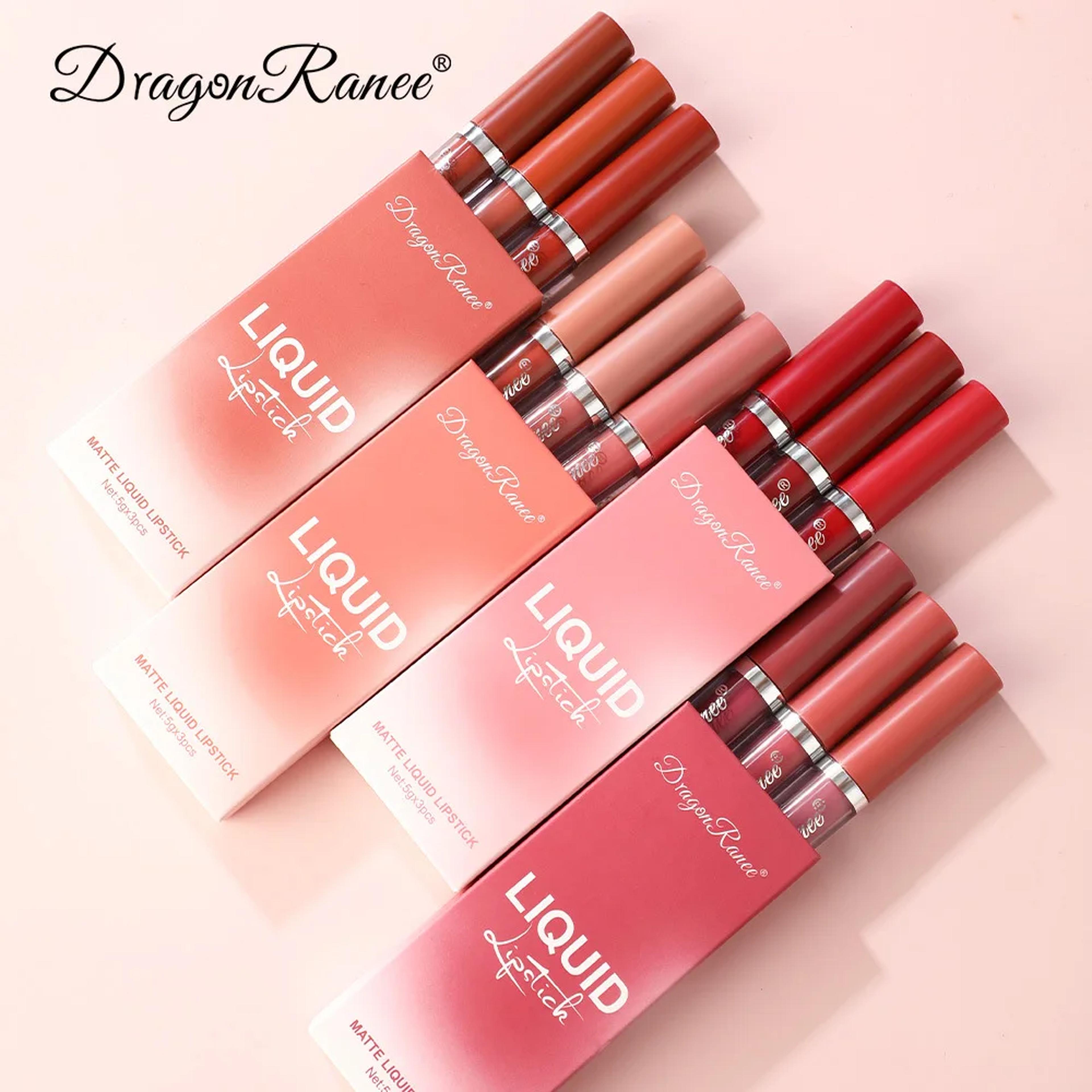 long lasting matte liquid lipsticks set waterproof beauty cosmetics for women