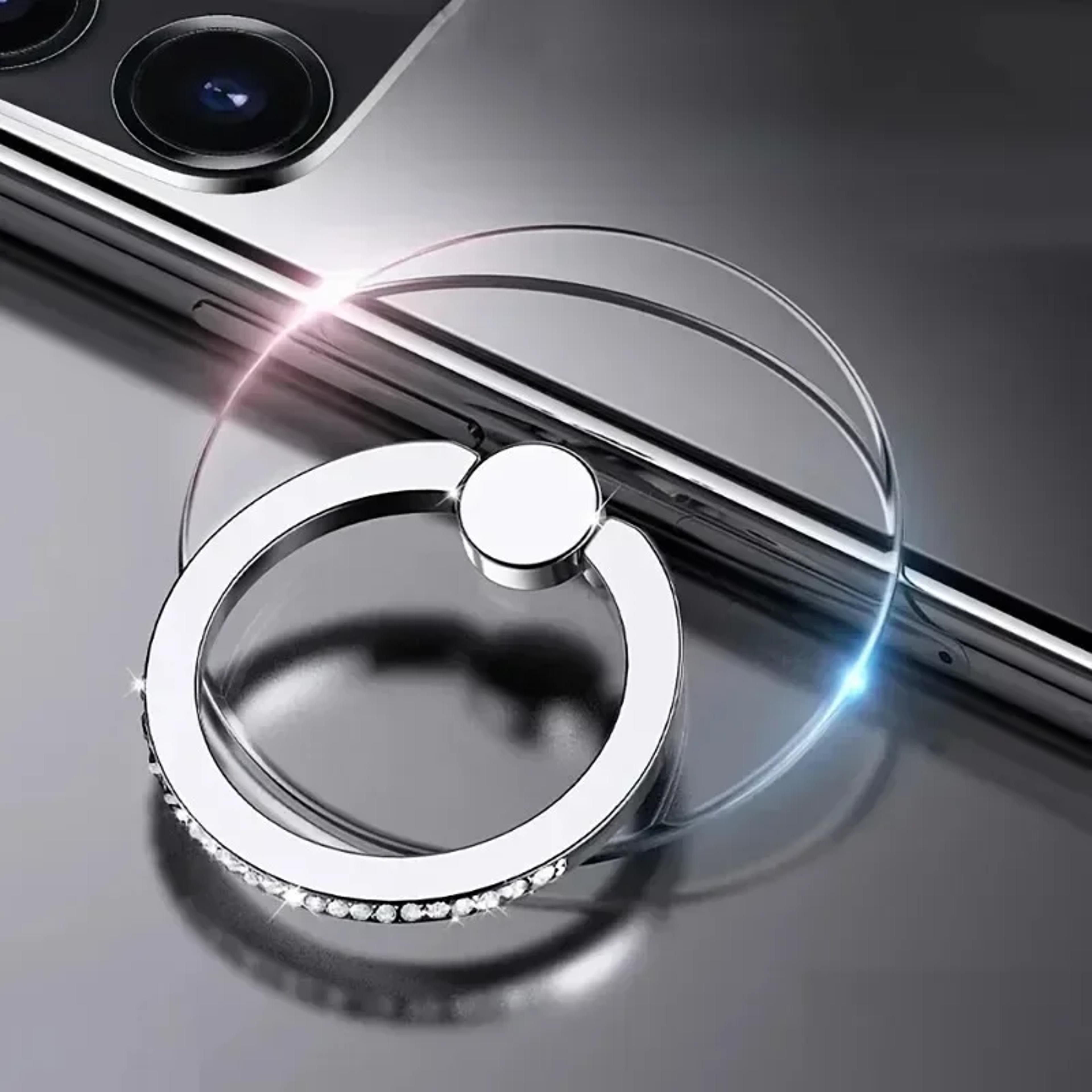 transparent circle finger ring mobile phone holder universal cellphone bracket for men & women