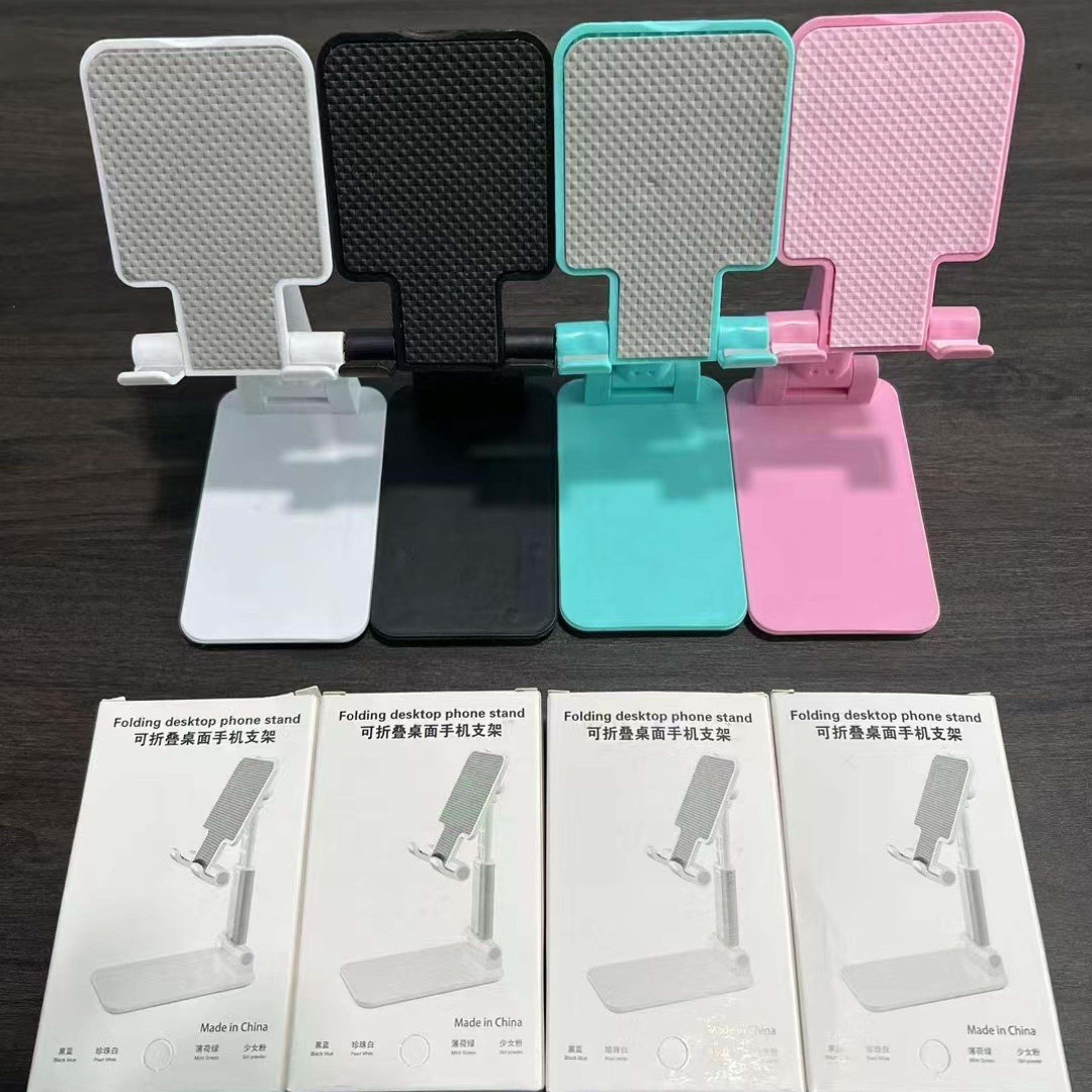 adjustable phone and tablet desk stand foldable universal holder for home office