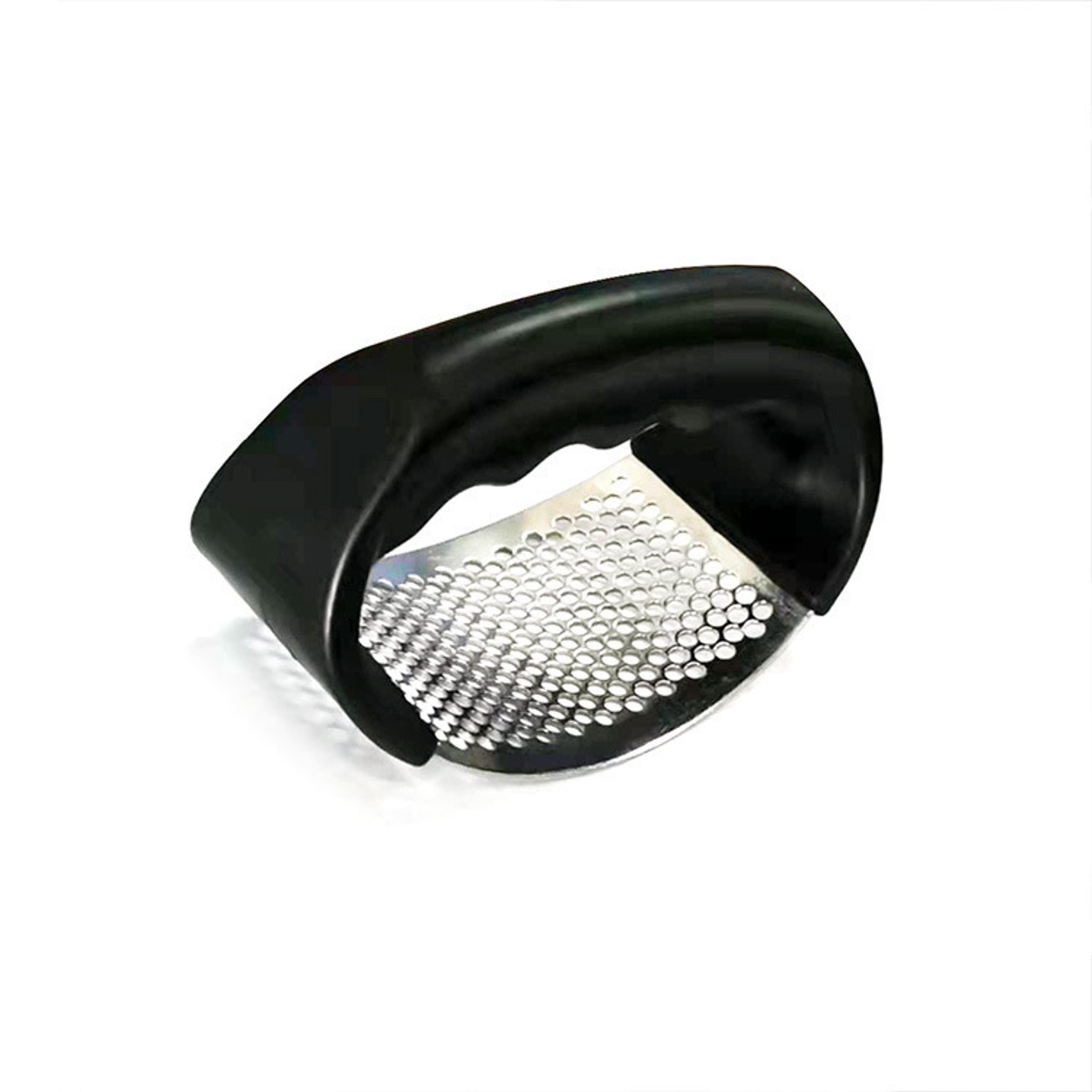 stainless steel garlic press rocker manual garlic crusher for easy mincing