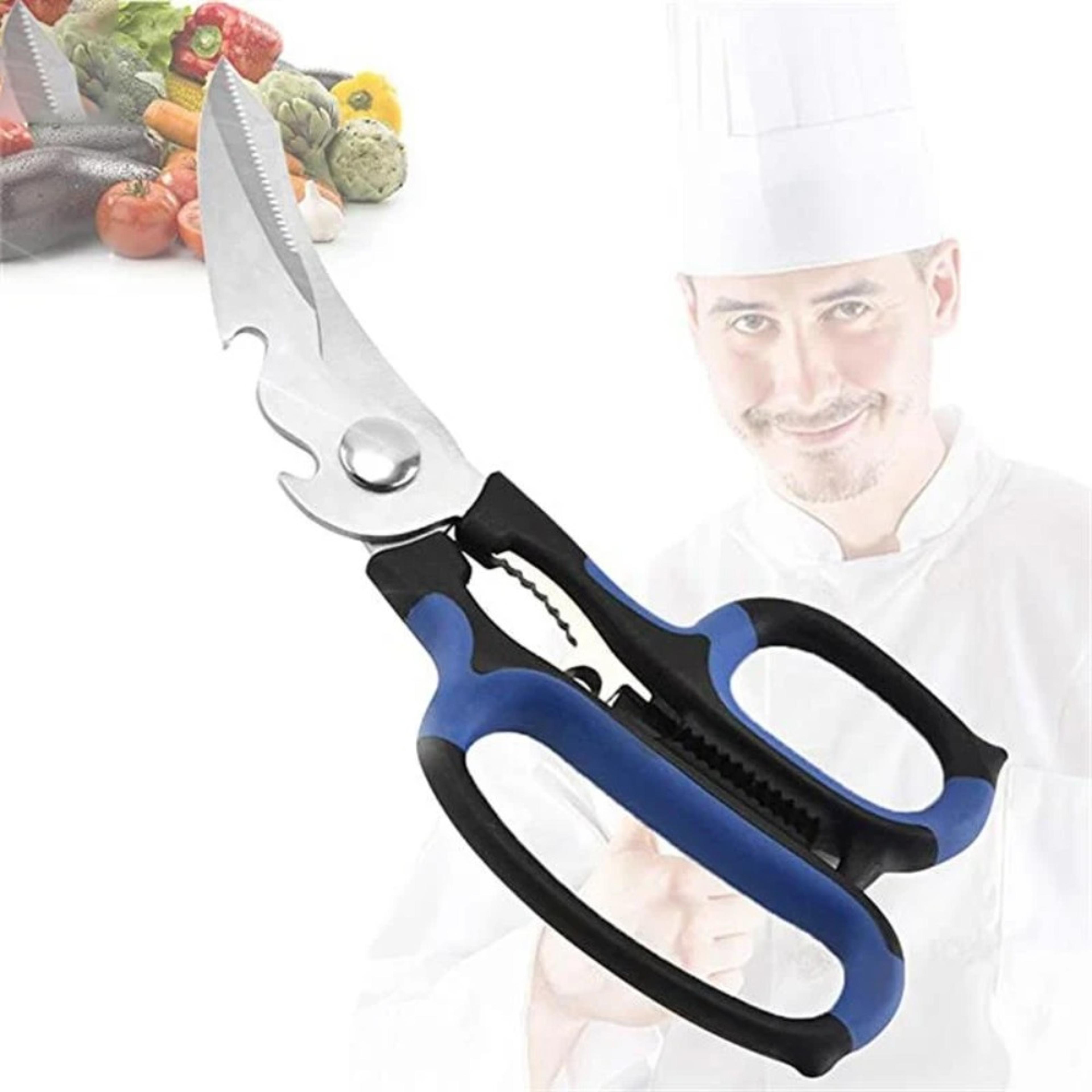heavy duty kitchen scissors stainless steel poultry shears for chicken bone and food prep