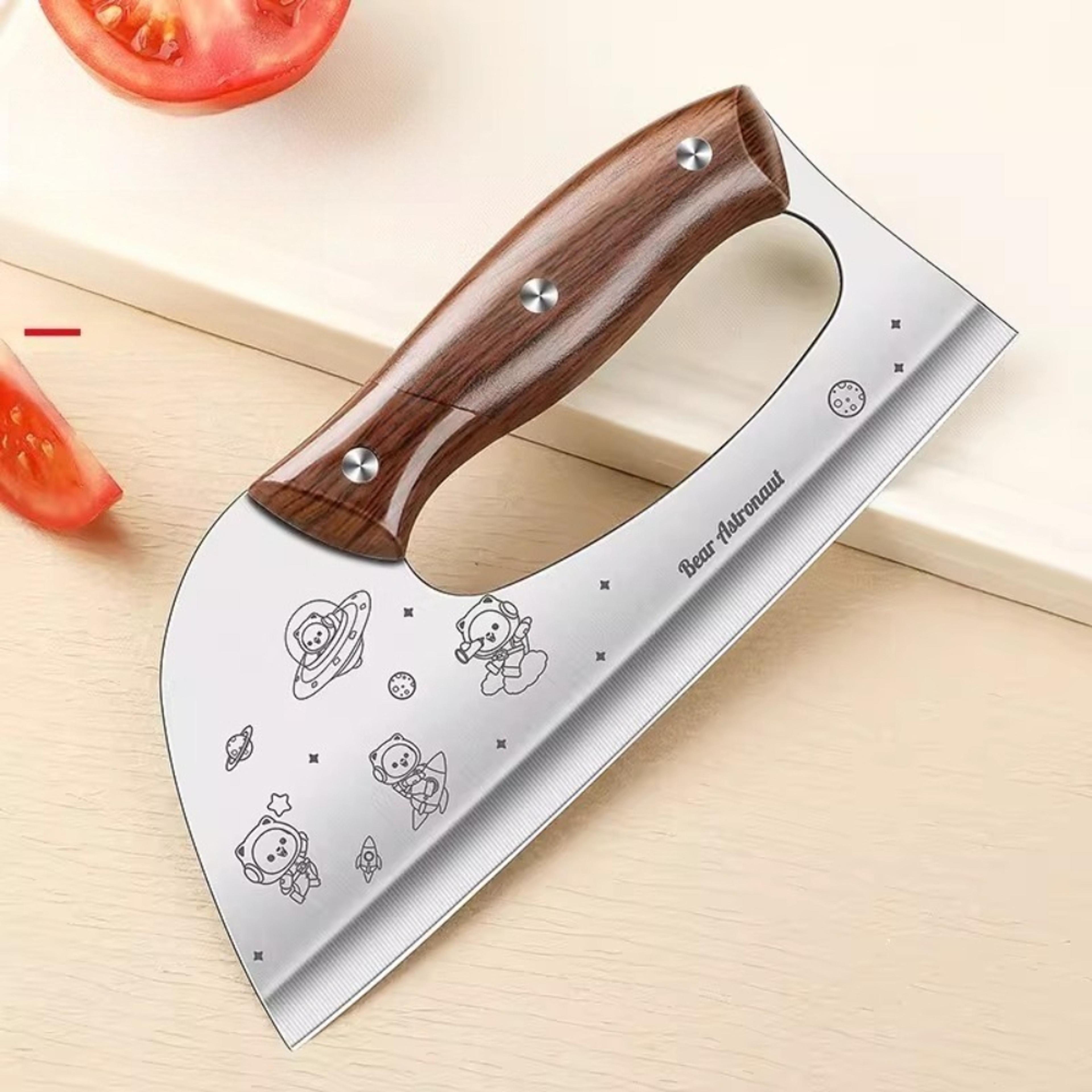 effort saving meat cleaver knife stainless steel vegetable cutting knife