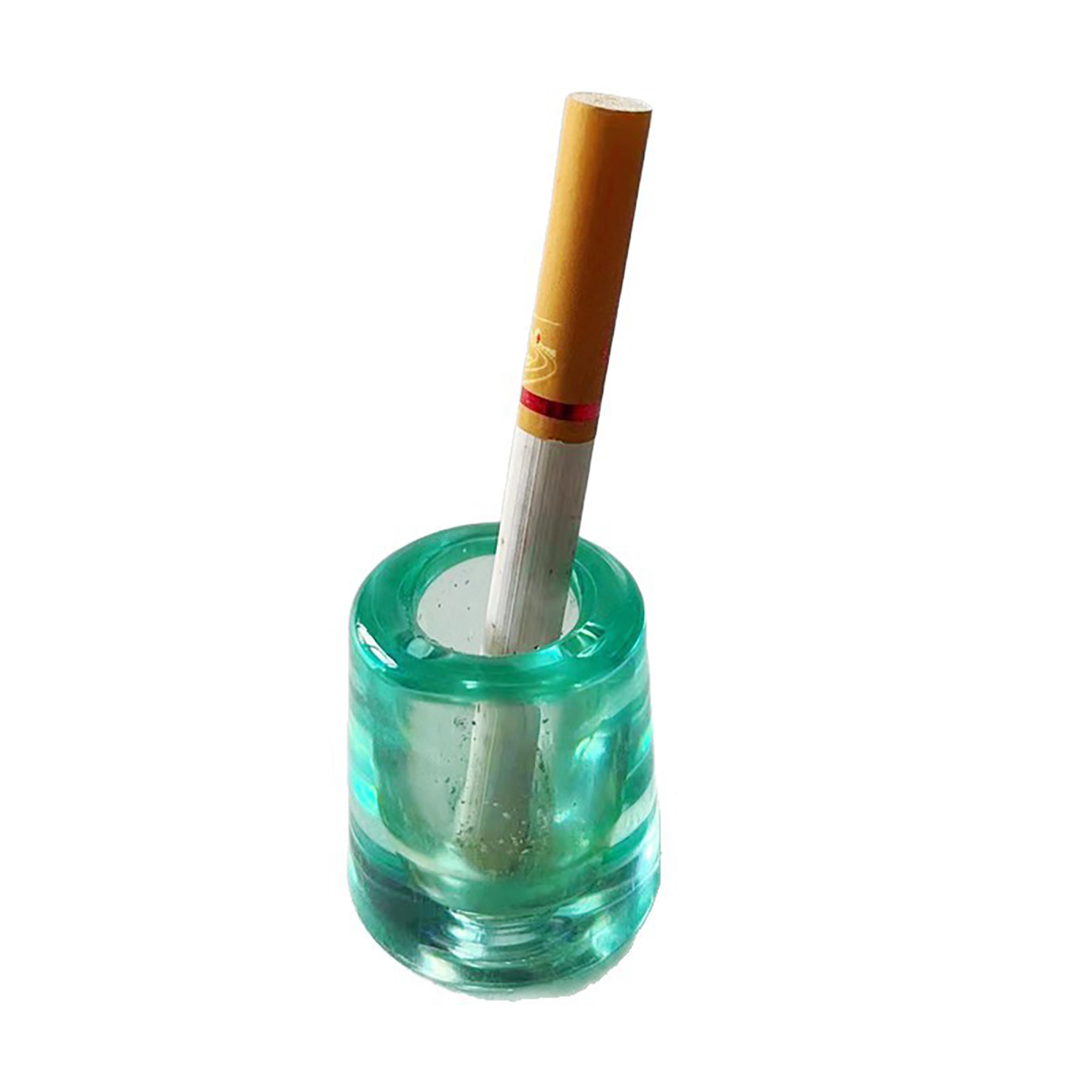 glow in the dark silicone ashtray heat resistant portable outdoor ashtray