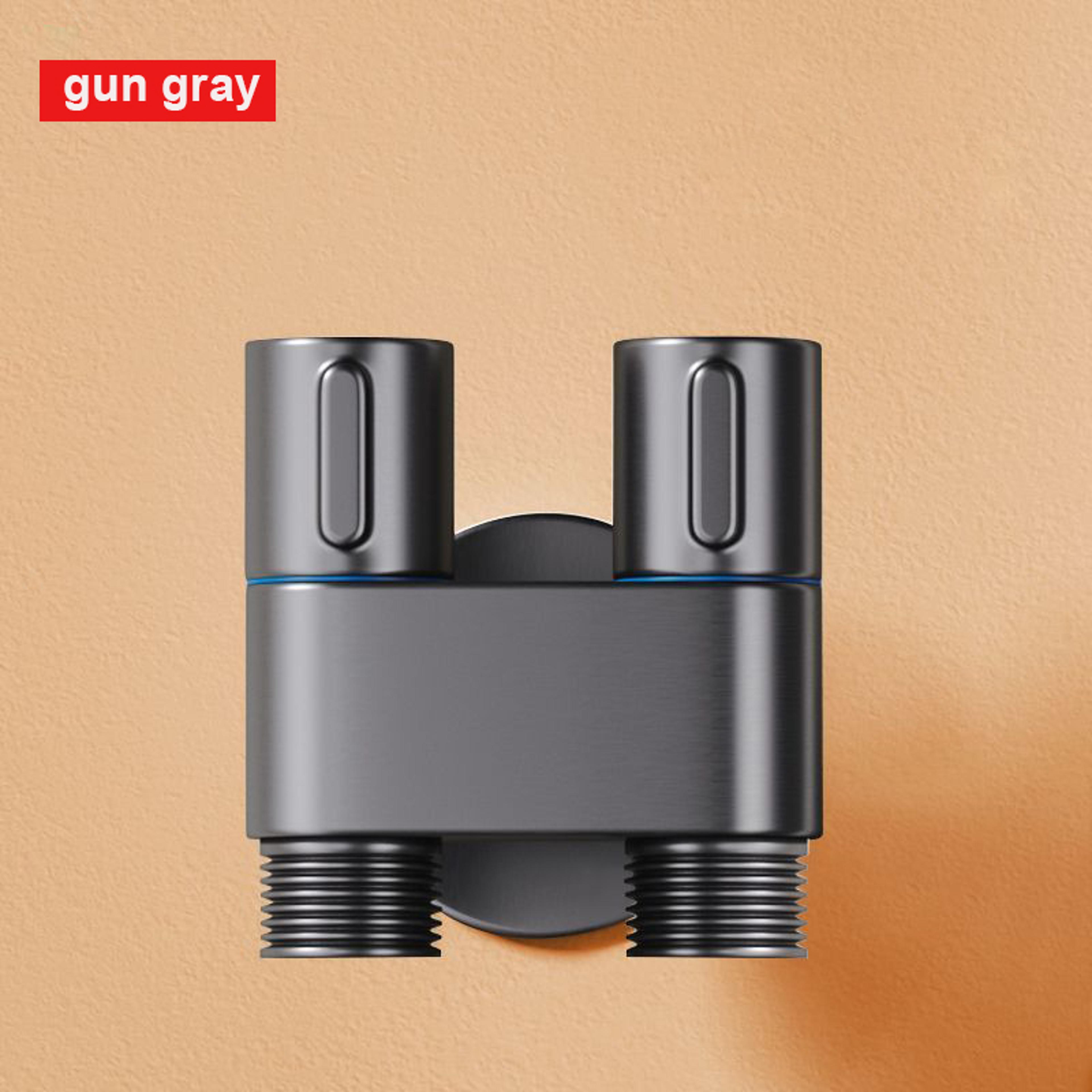 handheld bidet sprayer for toilet with double outlet angle valve