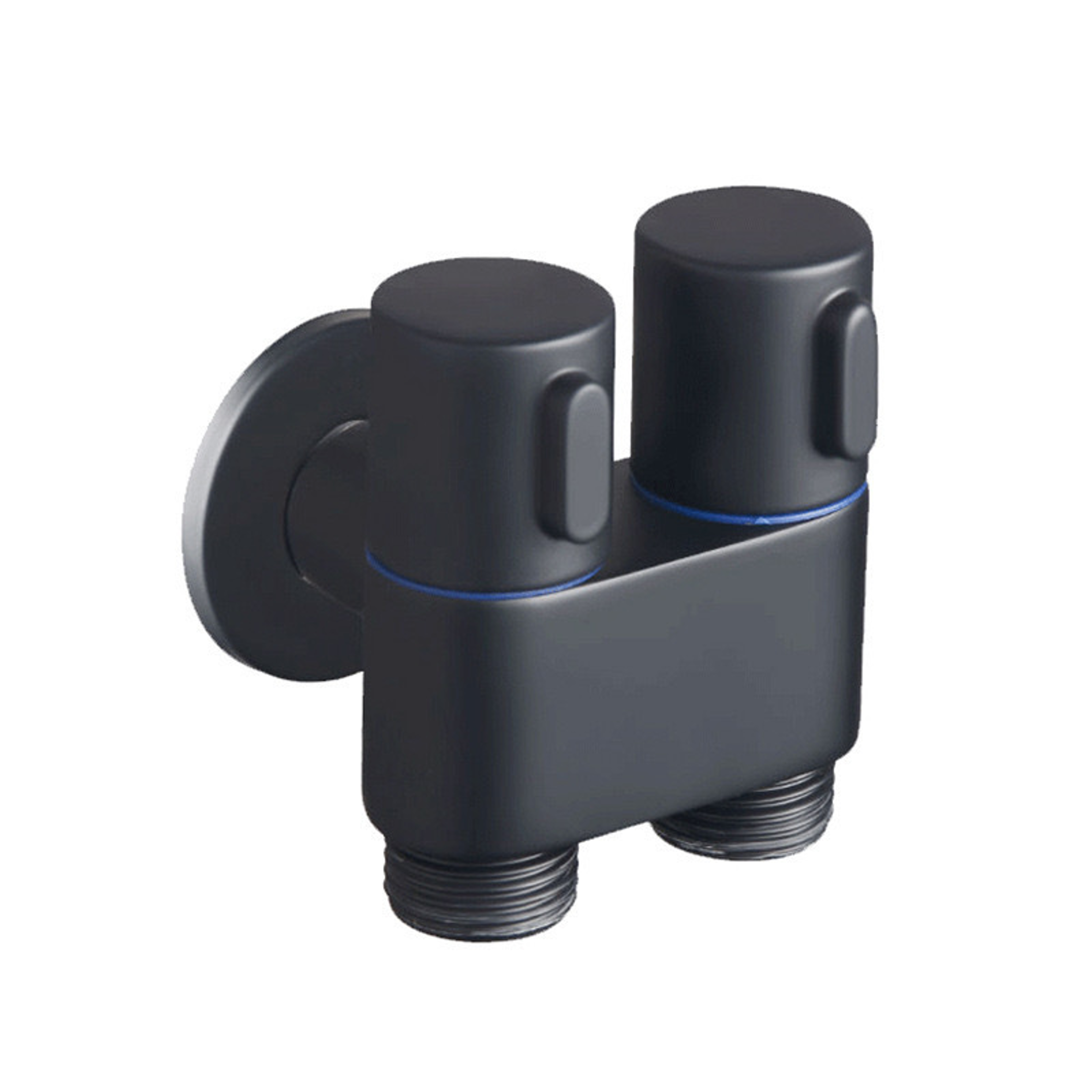 dual outlet toilet bidet sprayer valve set for bathroom cleaning