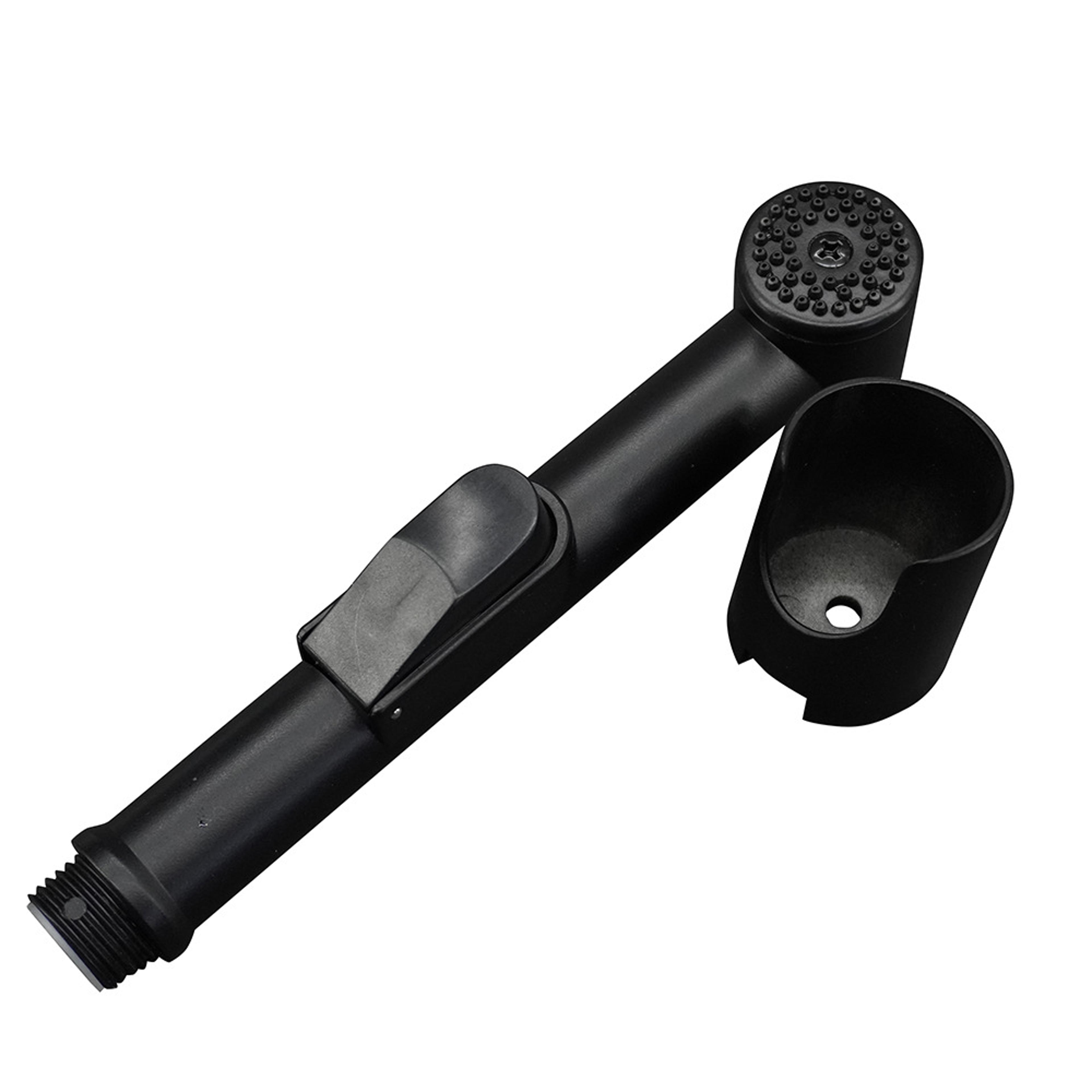 chrome handheld bidet sprayer with holder for toilet and bathroom hygiene