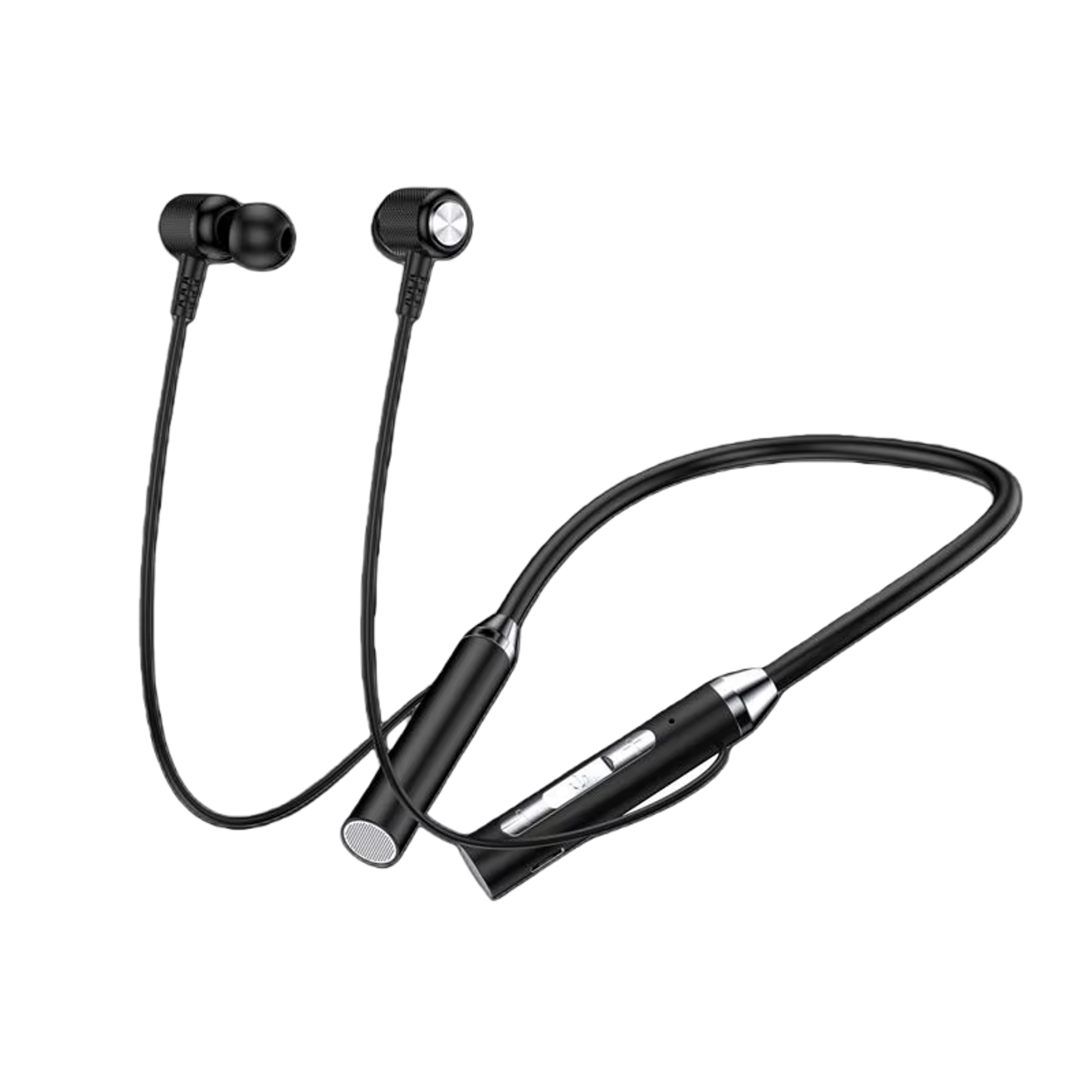 magnetic neckband bluetooth earbuds with mic for sports and daily use
