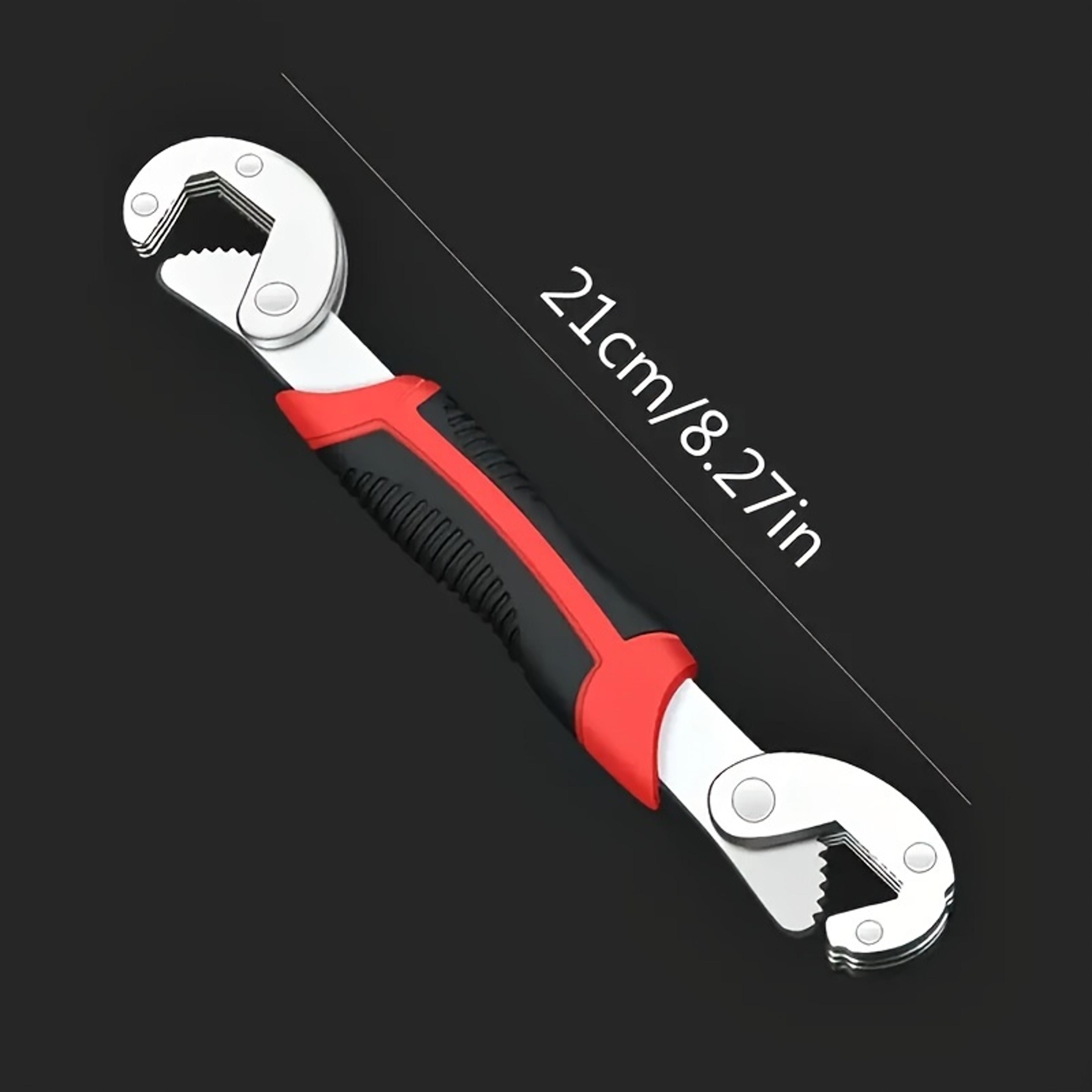universal adjustable wrench with quick grip handle