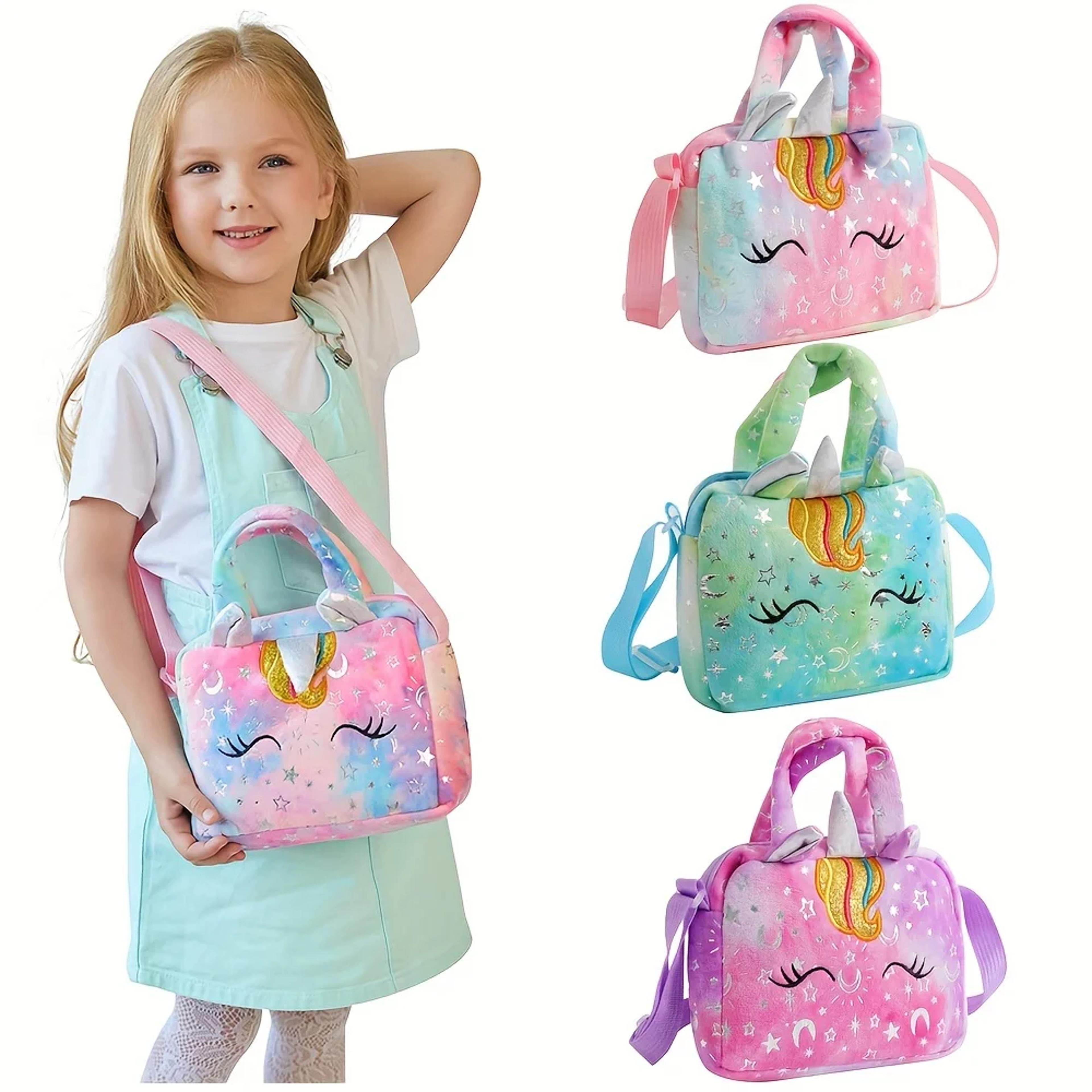 unicorn purse for girls cute crossbody bag kids shoulder purse