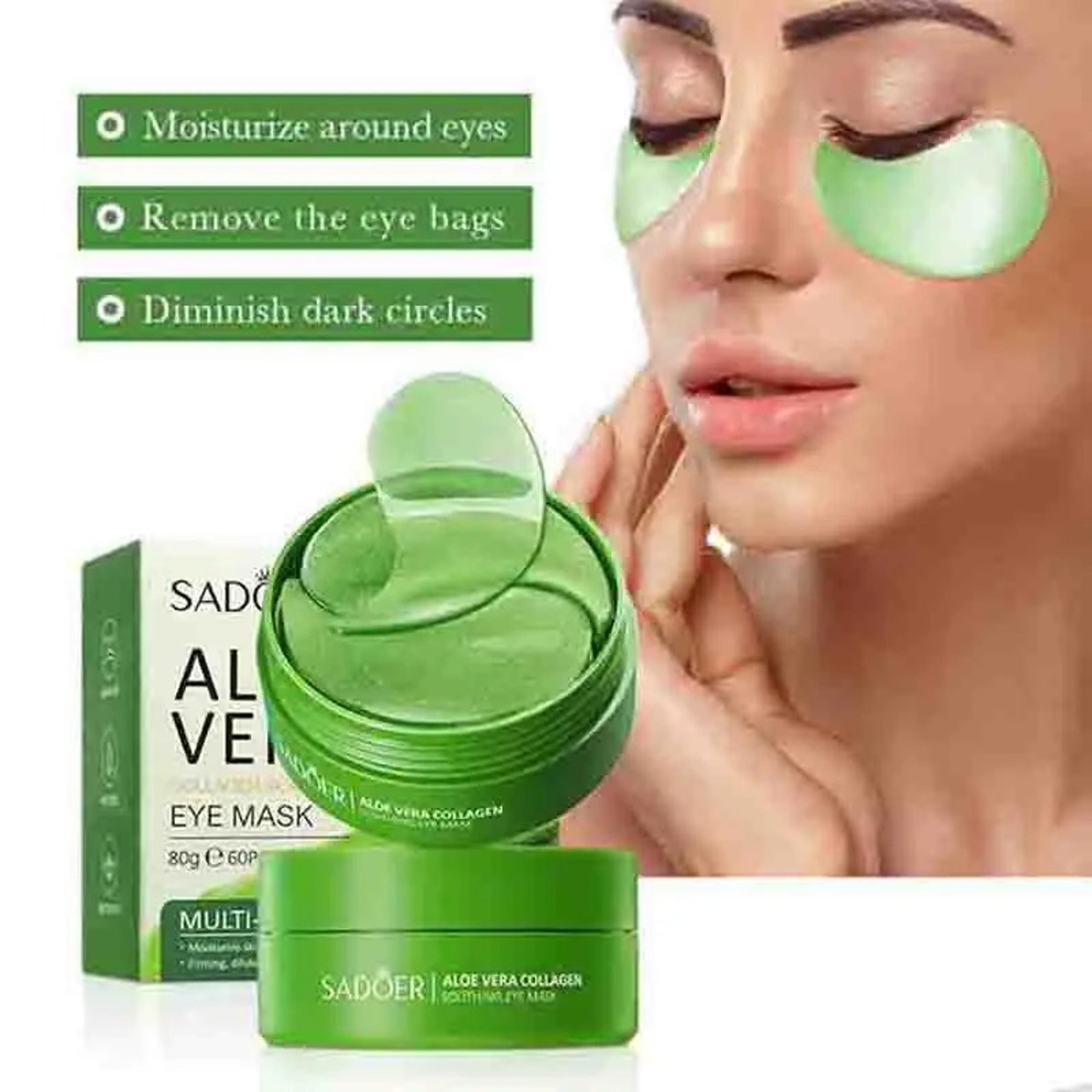 aloe vera collagen under eye patches for dark circles and puffiness