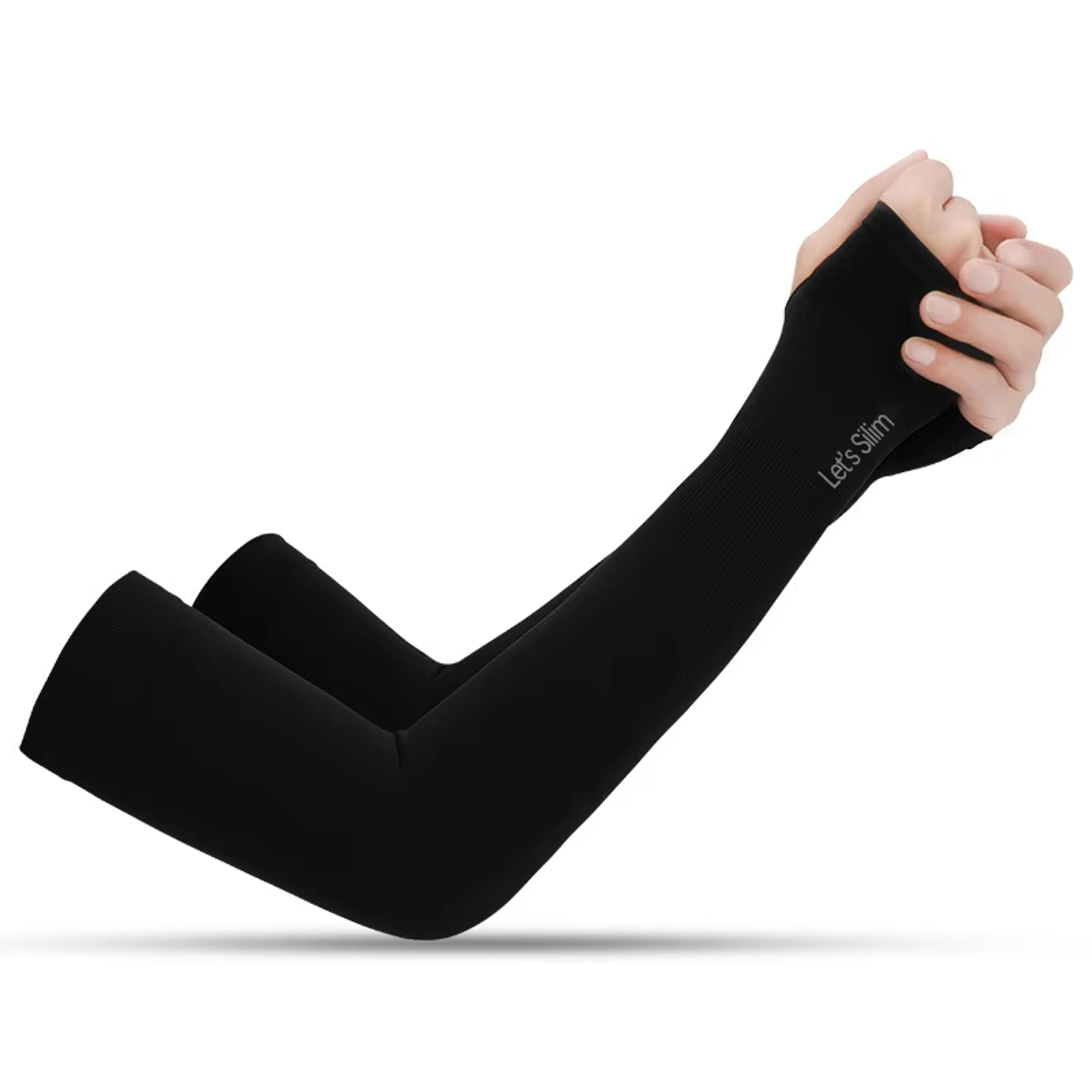sunguard uv arm sleeves with fingerless cooling fit