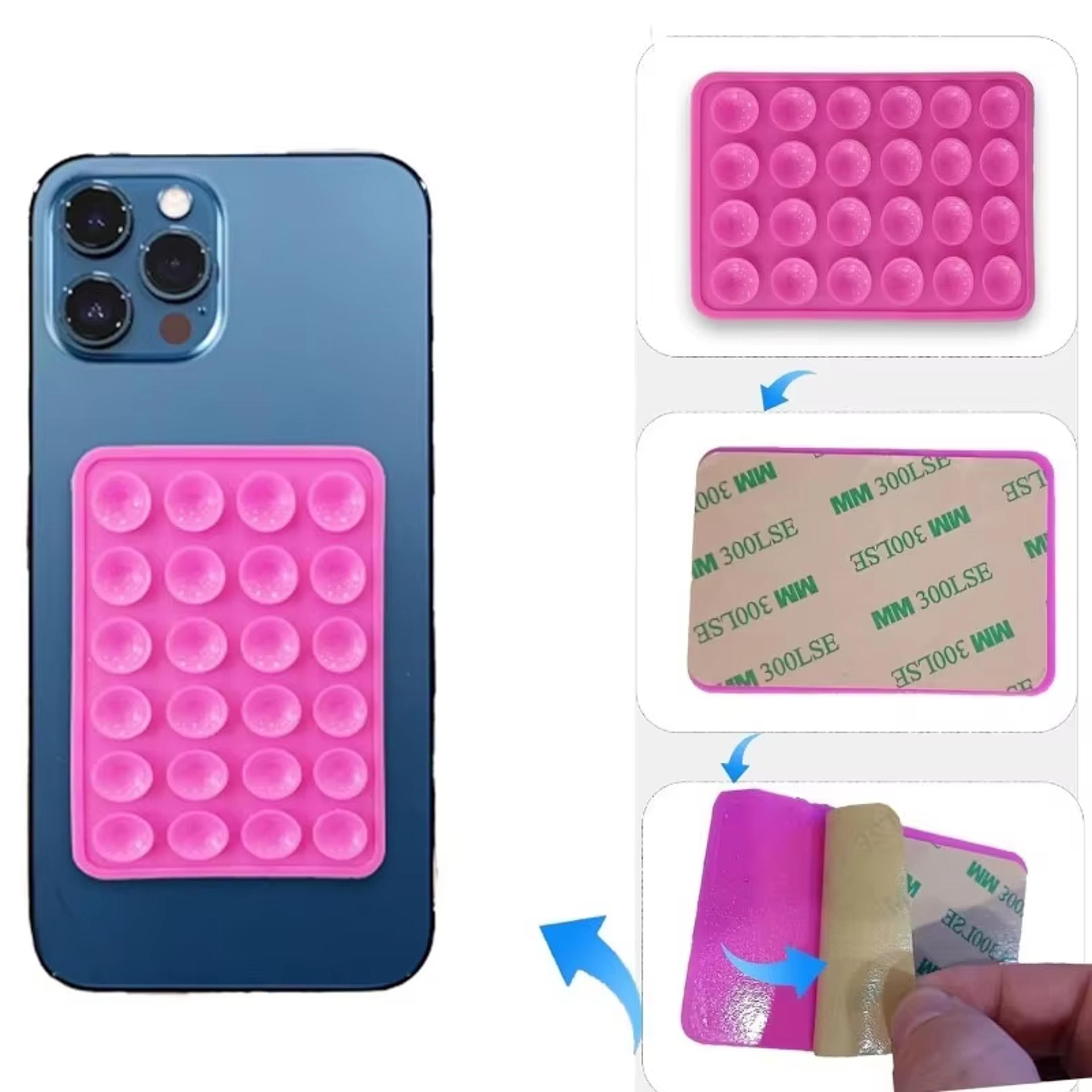 silicone phone suction holder anti slip grip hands free mount for any surface