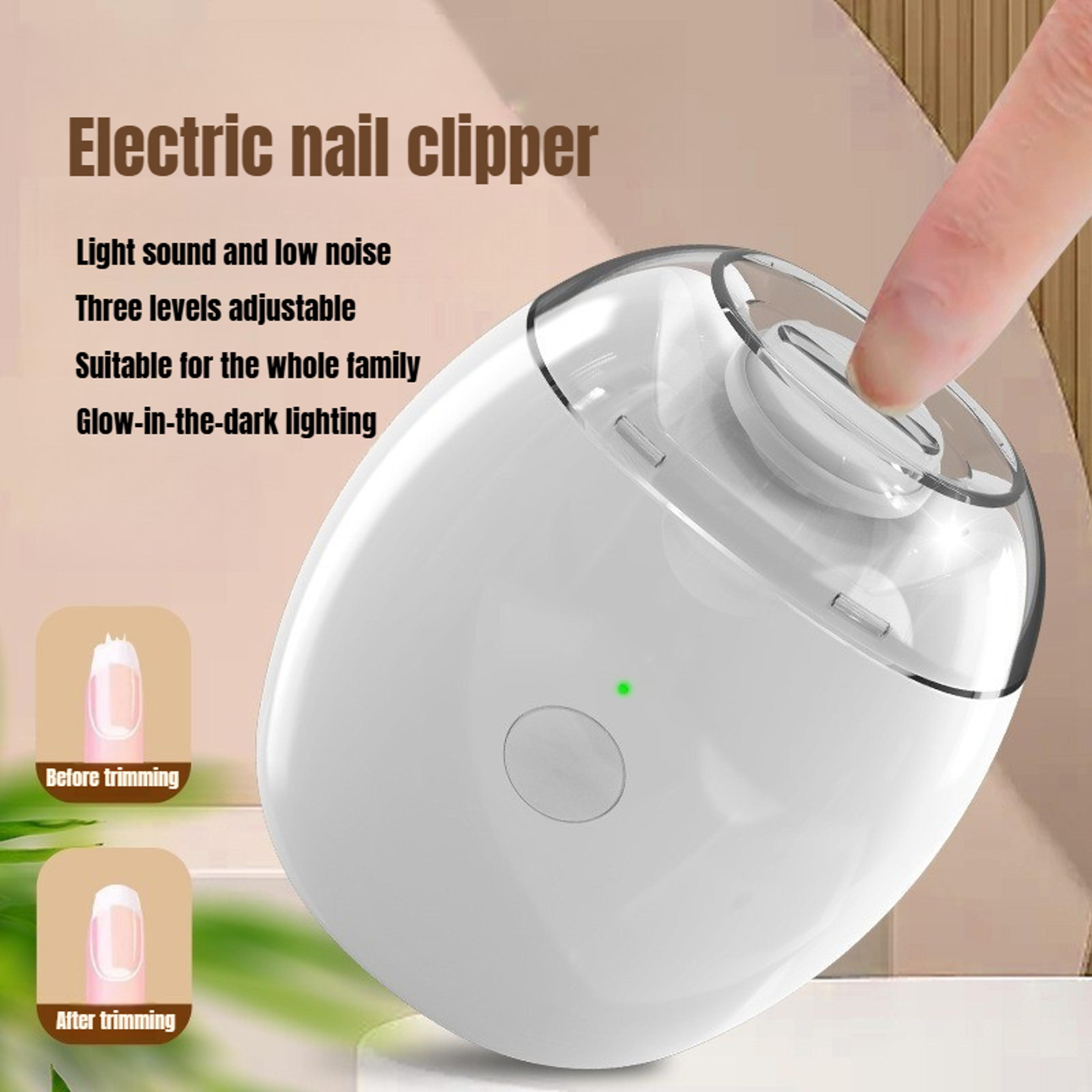 led electric nail clipper automatic nail trimmer for baby adult care