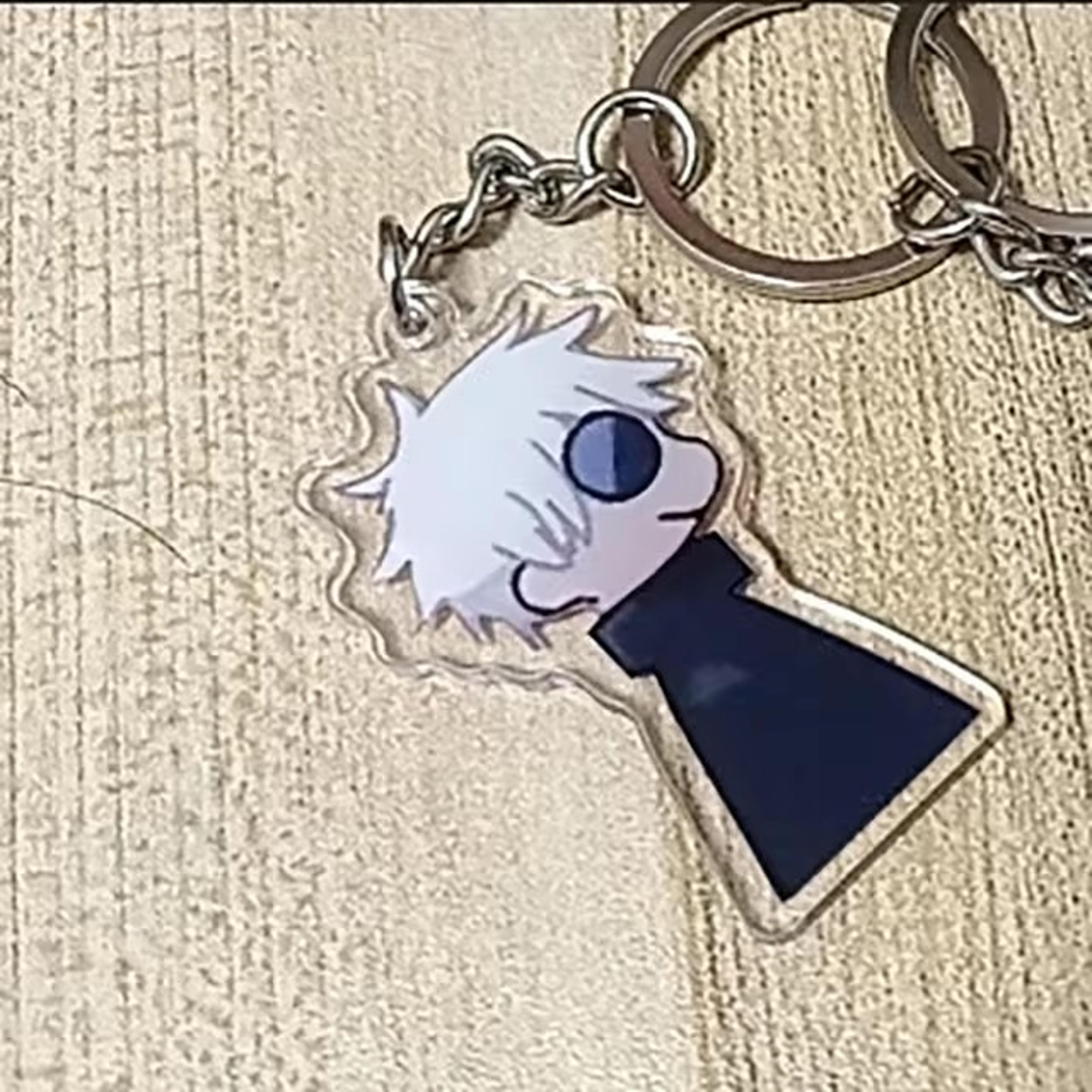 gojo satoru geto suguru anime keychain bag charm gift
