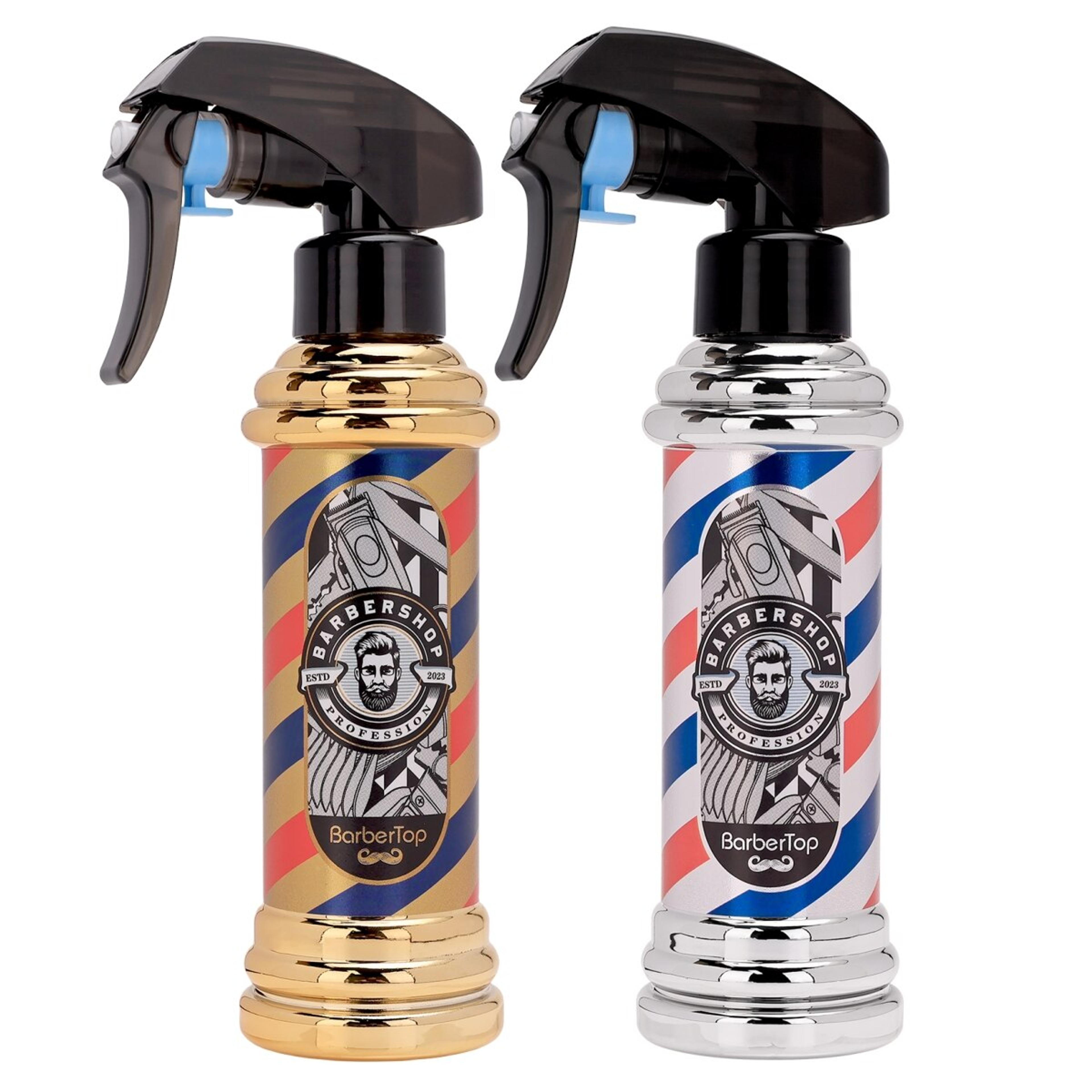 retro continuous mist hair spray bottle for salon styling and plant care