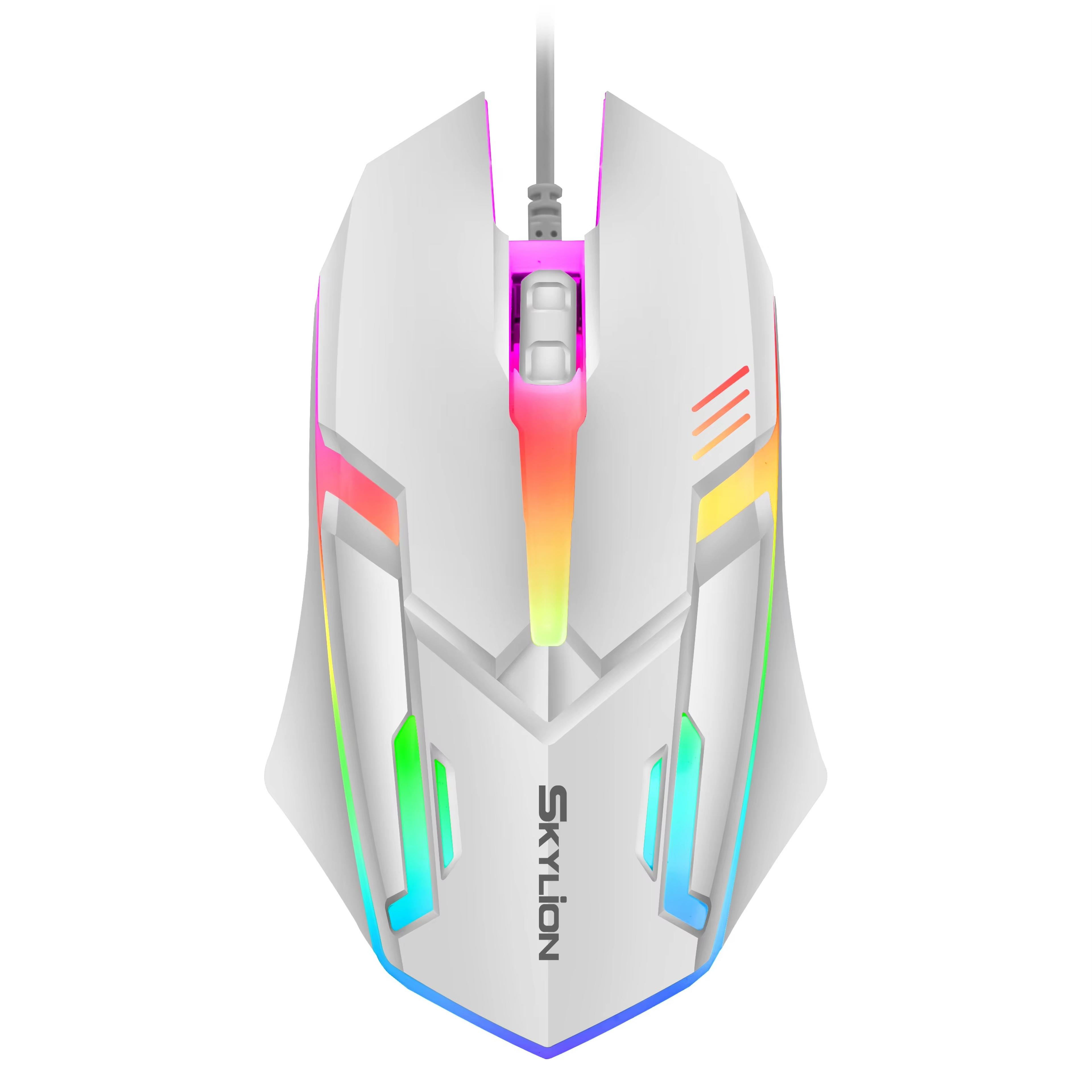 colorful light wired gaming mouse for office and everyday use