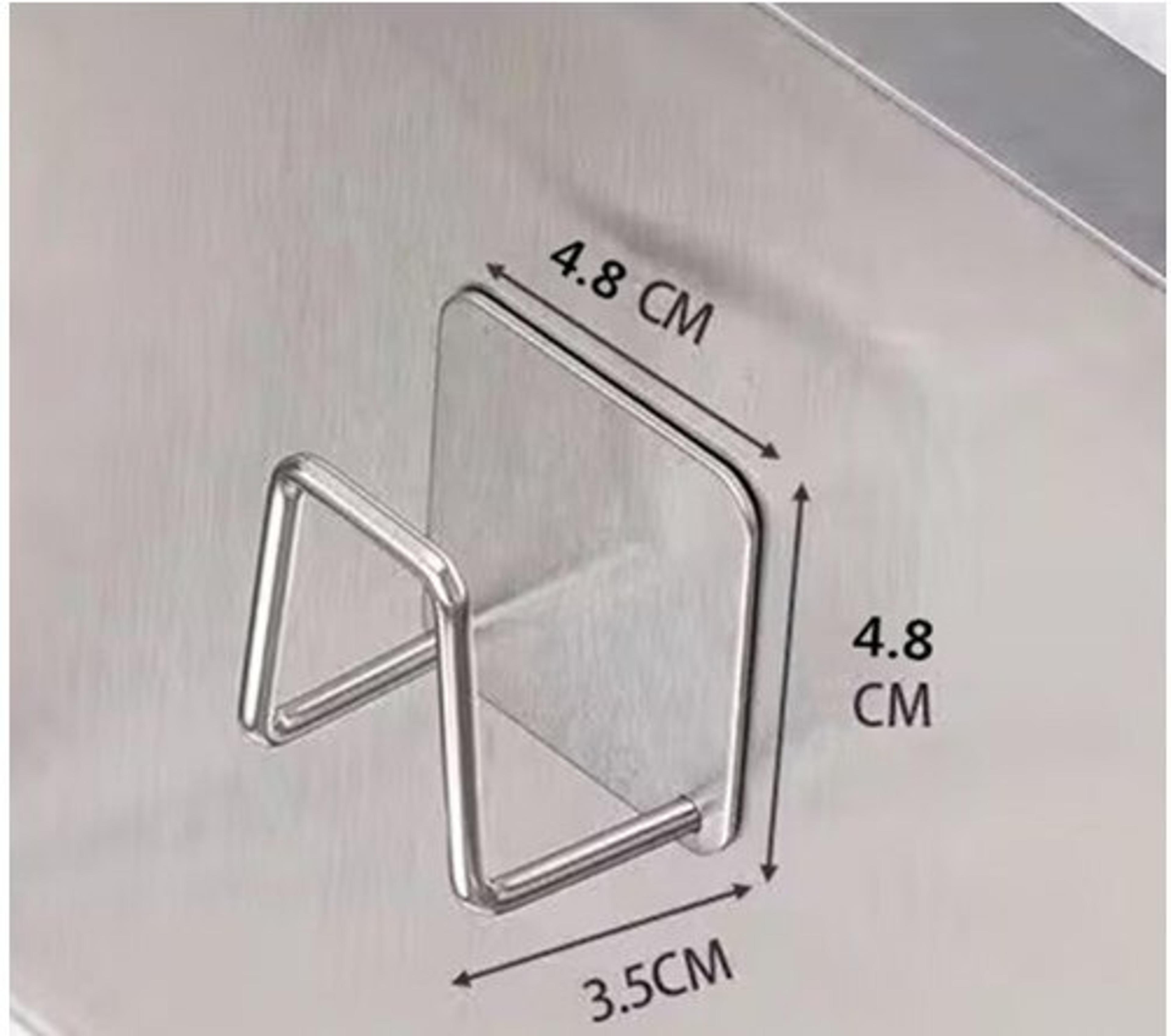 stainless steel adhesive sink sponge holder and drain rack