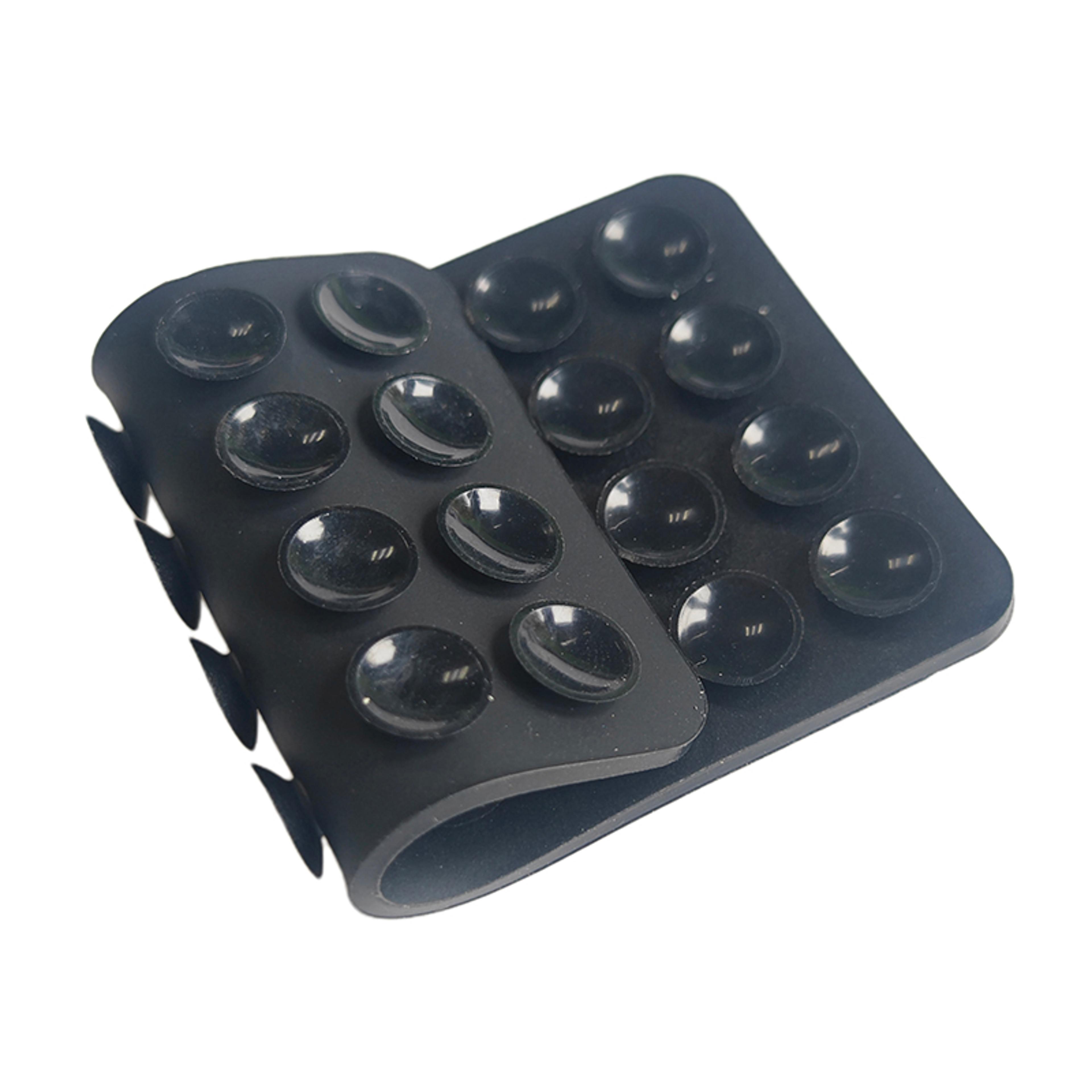 double sided silicone suction pad phone holder for hands free mounting
