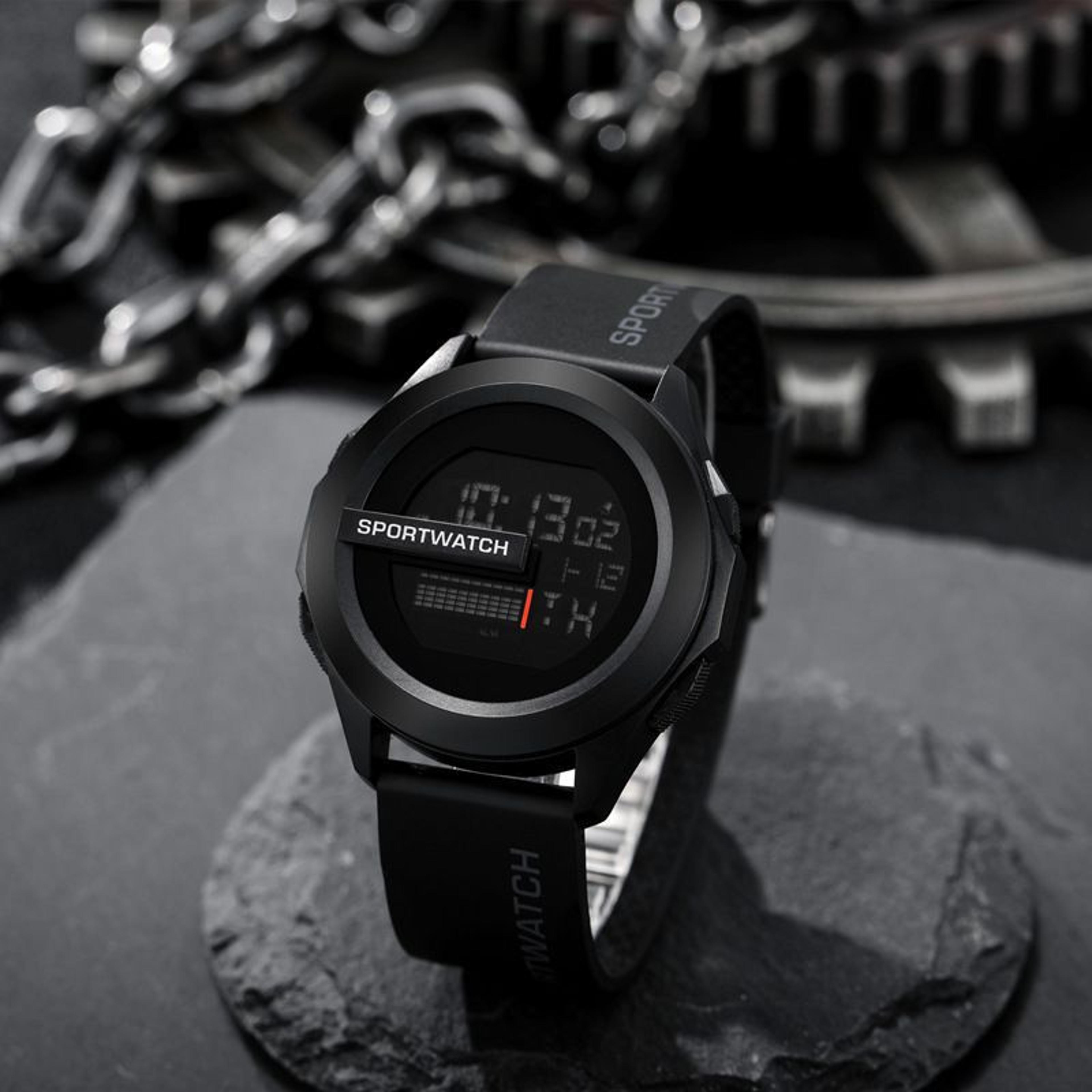 mens multi function luminous digital watch large dial, water resistant, and stylish