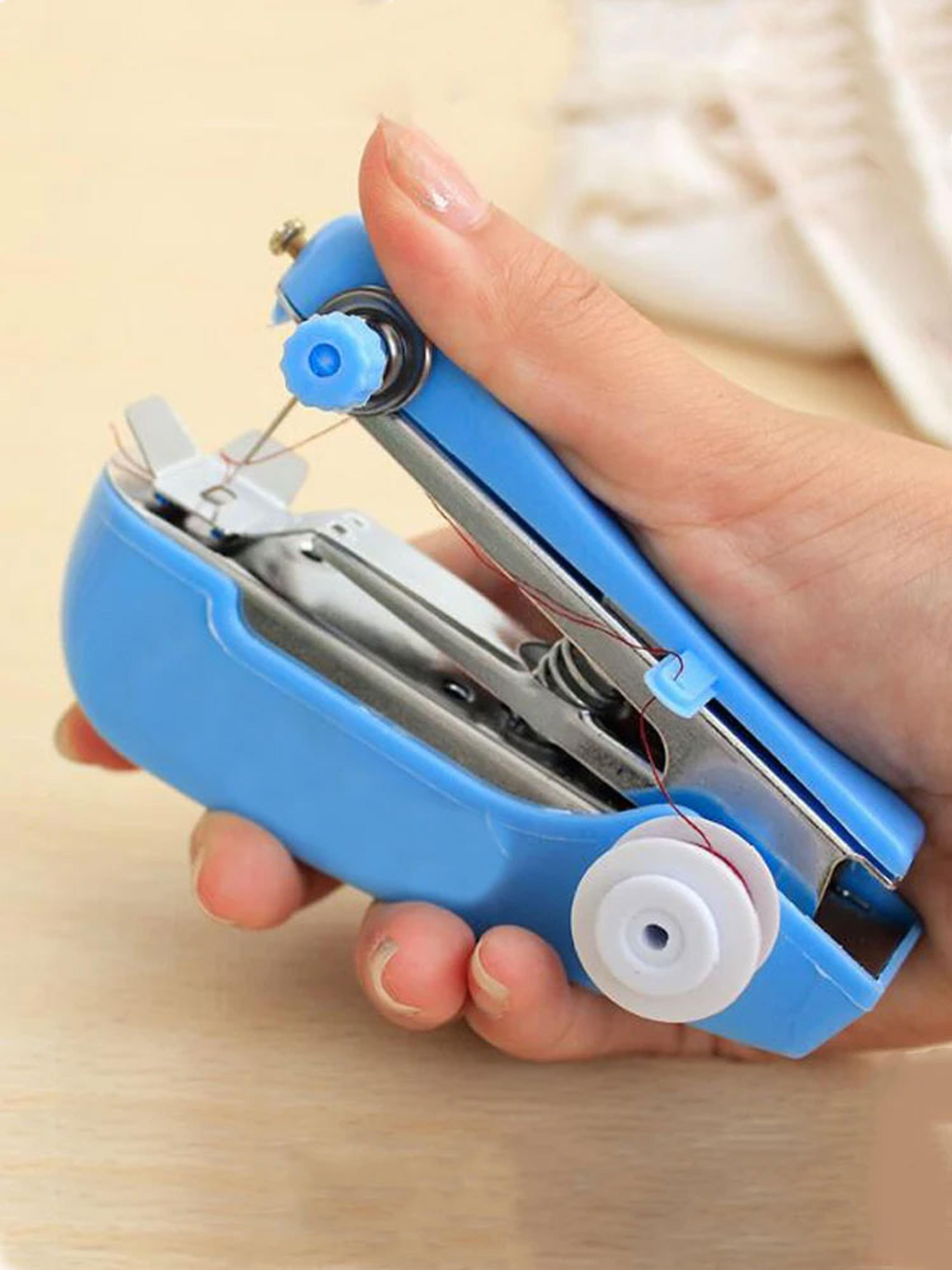 portable handheld sewing machine for quick clothes repairs