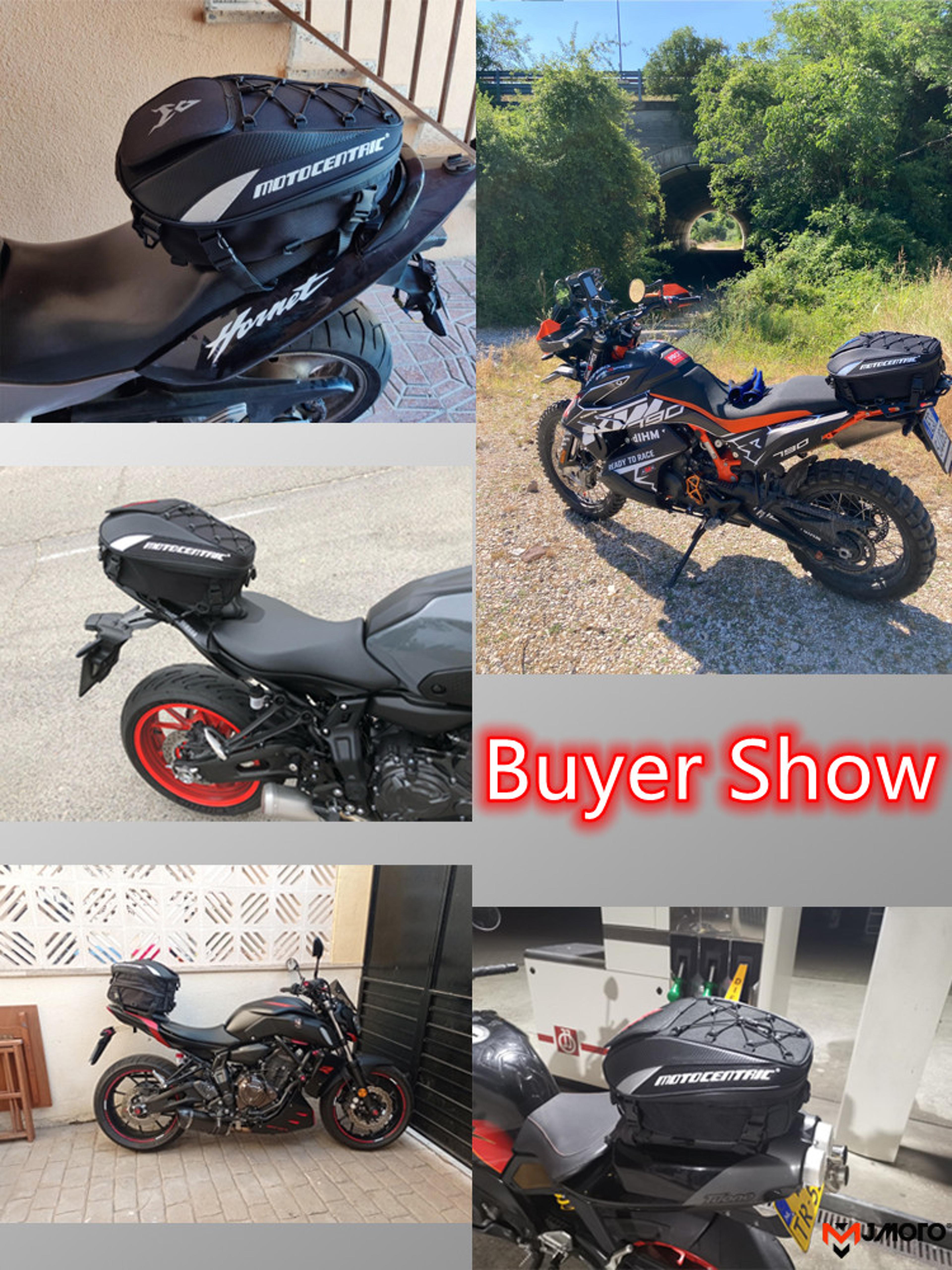 waterproof motorcycle bag rear seat tail bag helmet backpack