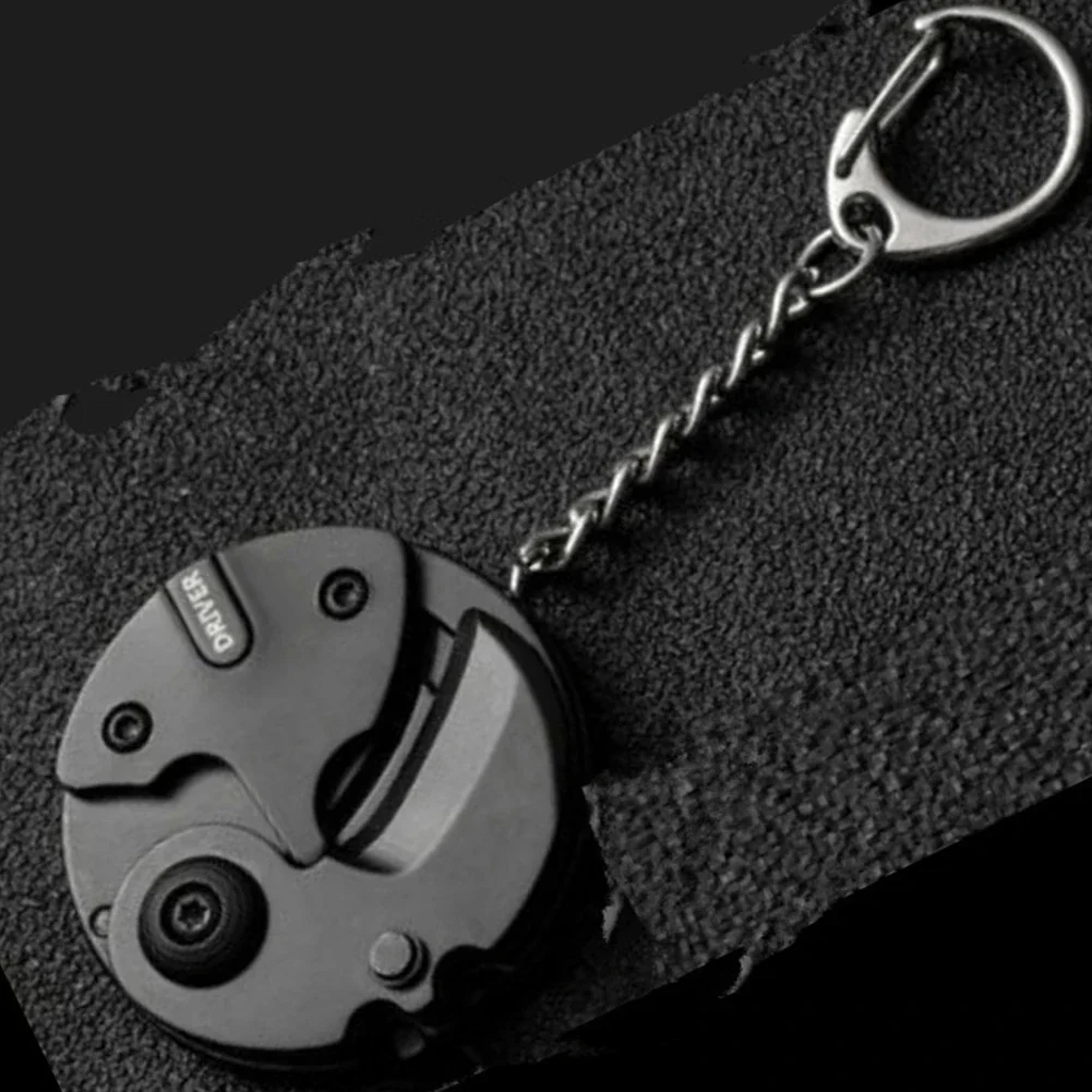 multifunctional keychain tool pocket screwdriver & mini knife