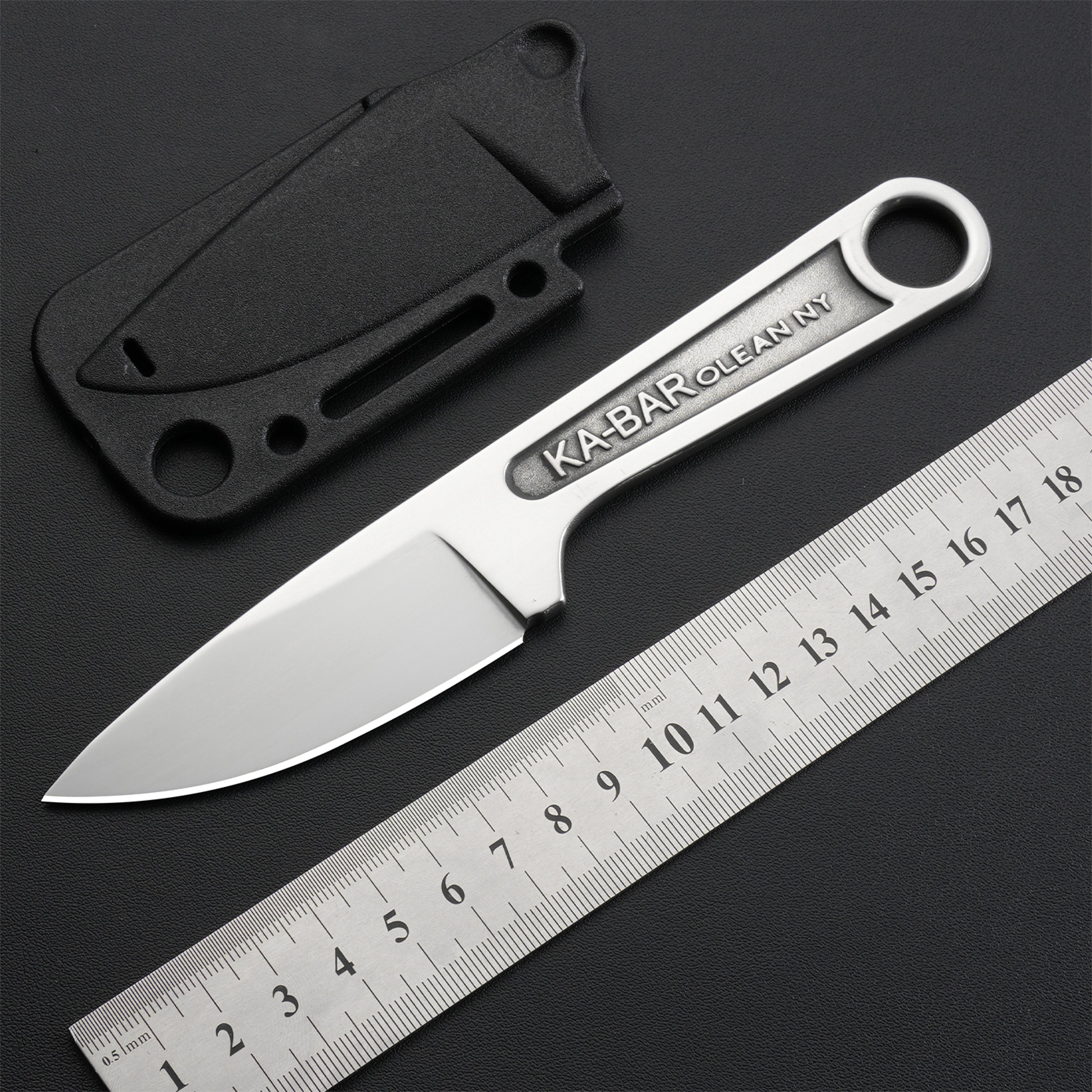 survival knife tactical fixed blade for outdoor hunting & camping