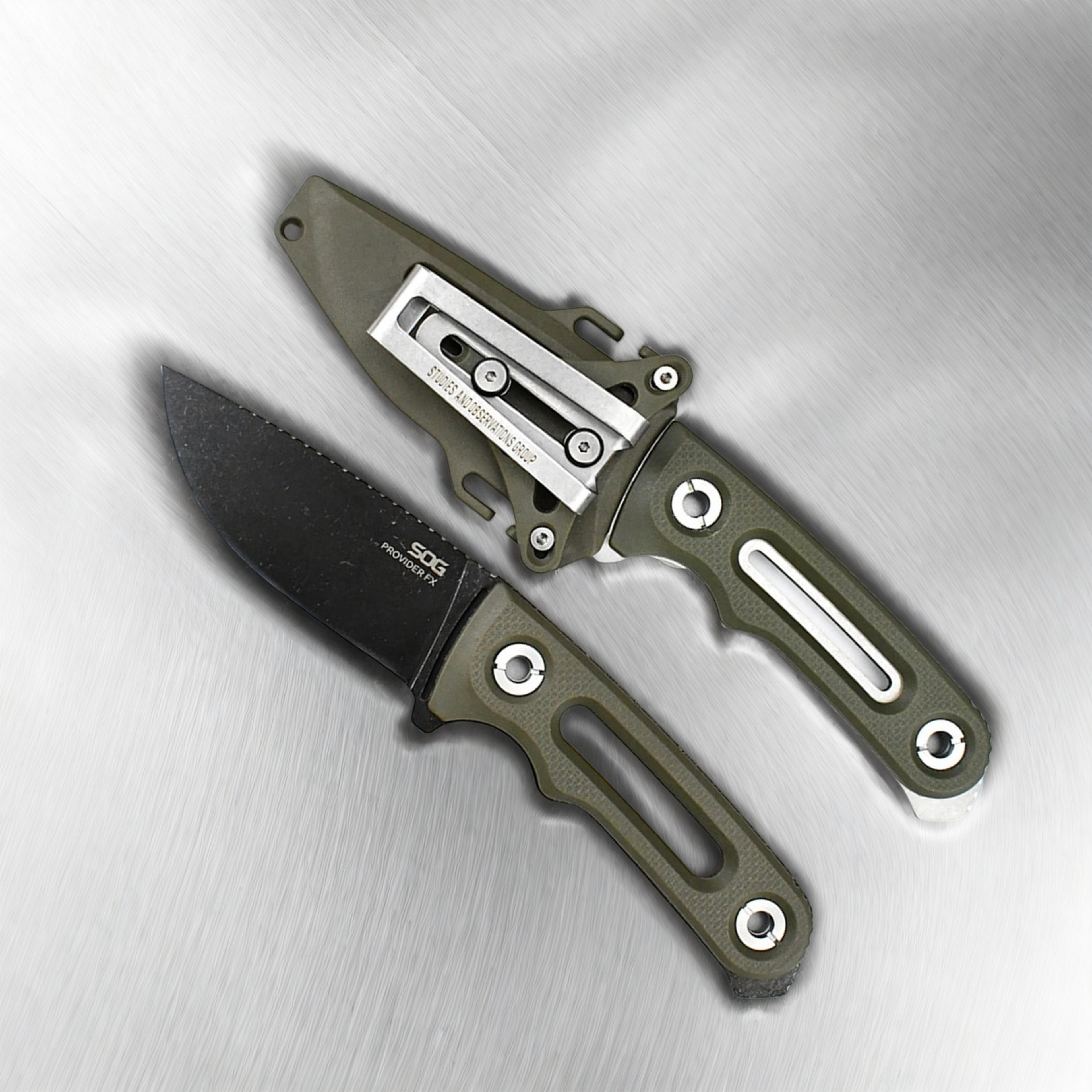 provider full tang survival knife with sheath outdoor hunting knife