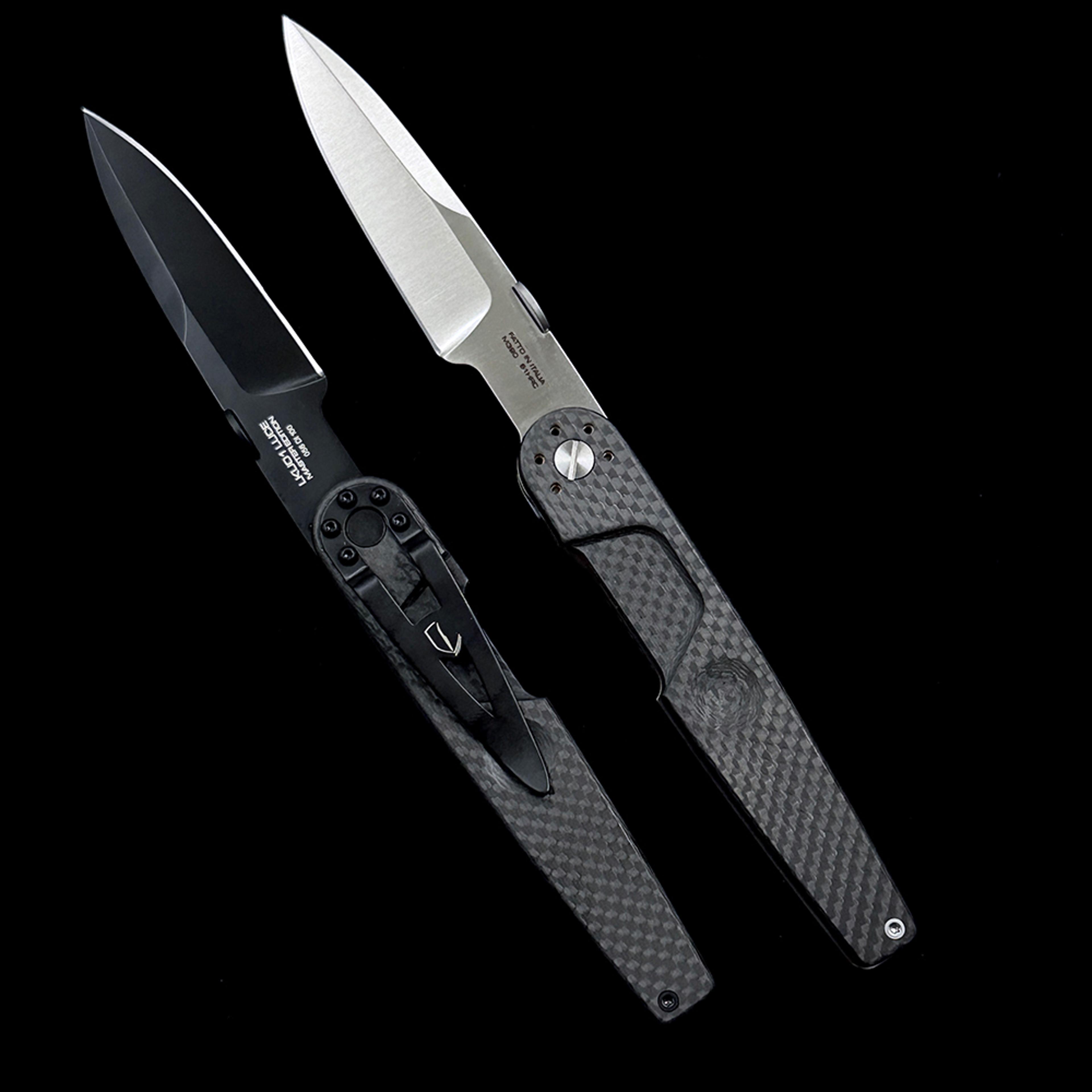 carbon fiber folding knife for camping and carry