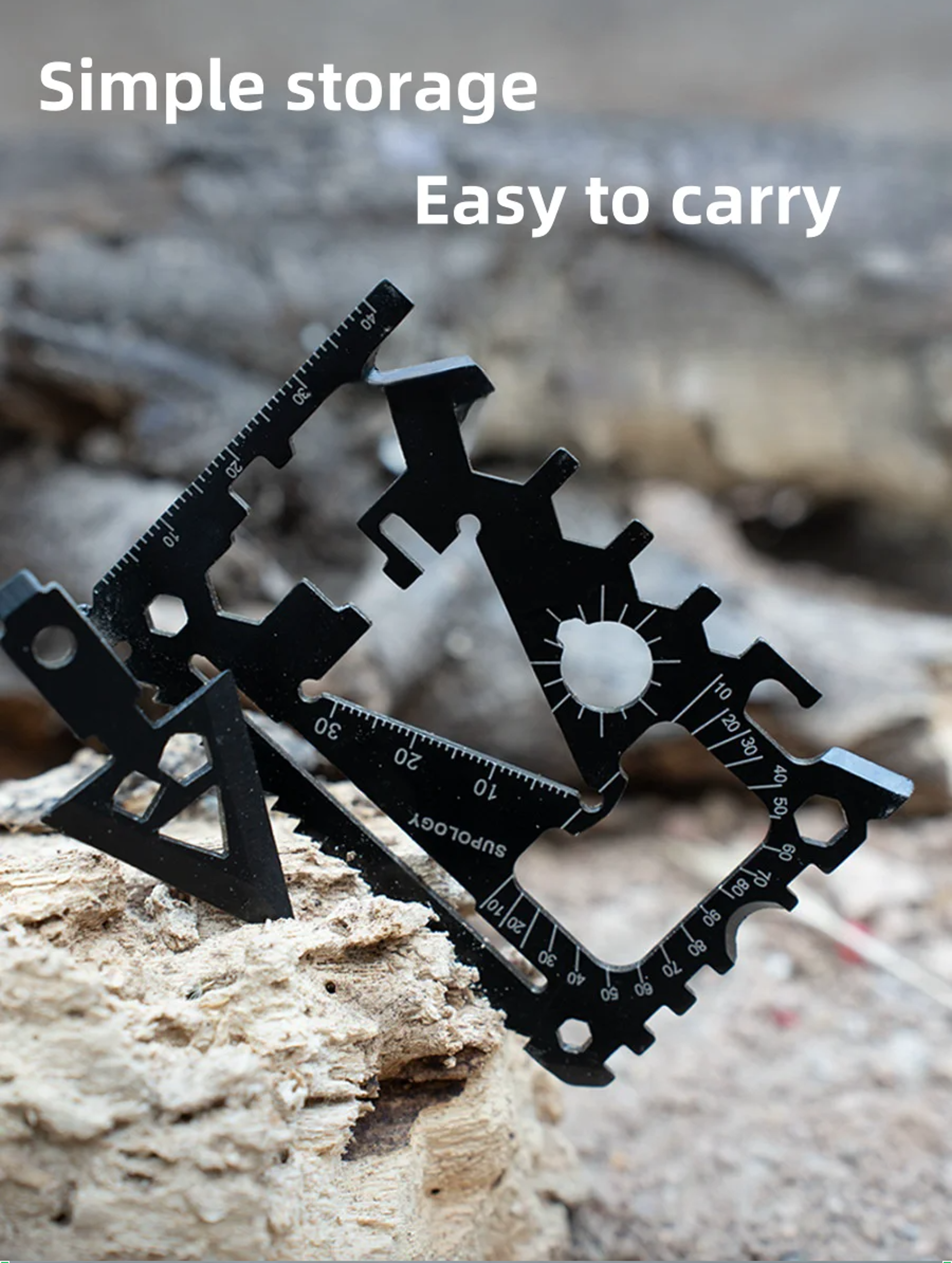 credit card survival tool wallet multi tool for camping and everyday carry
