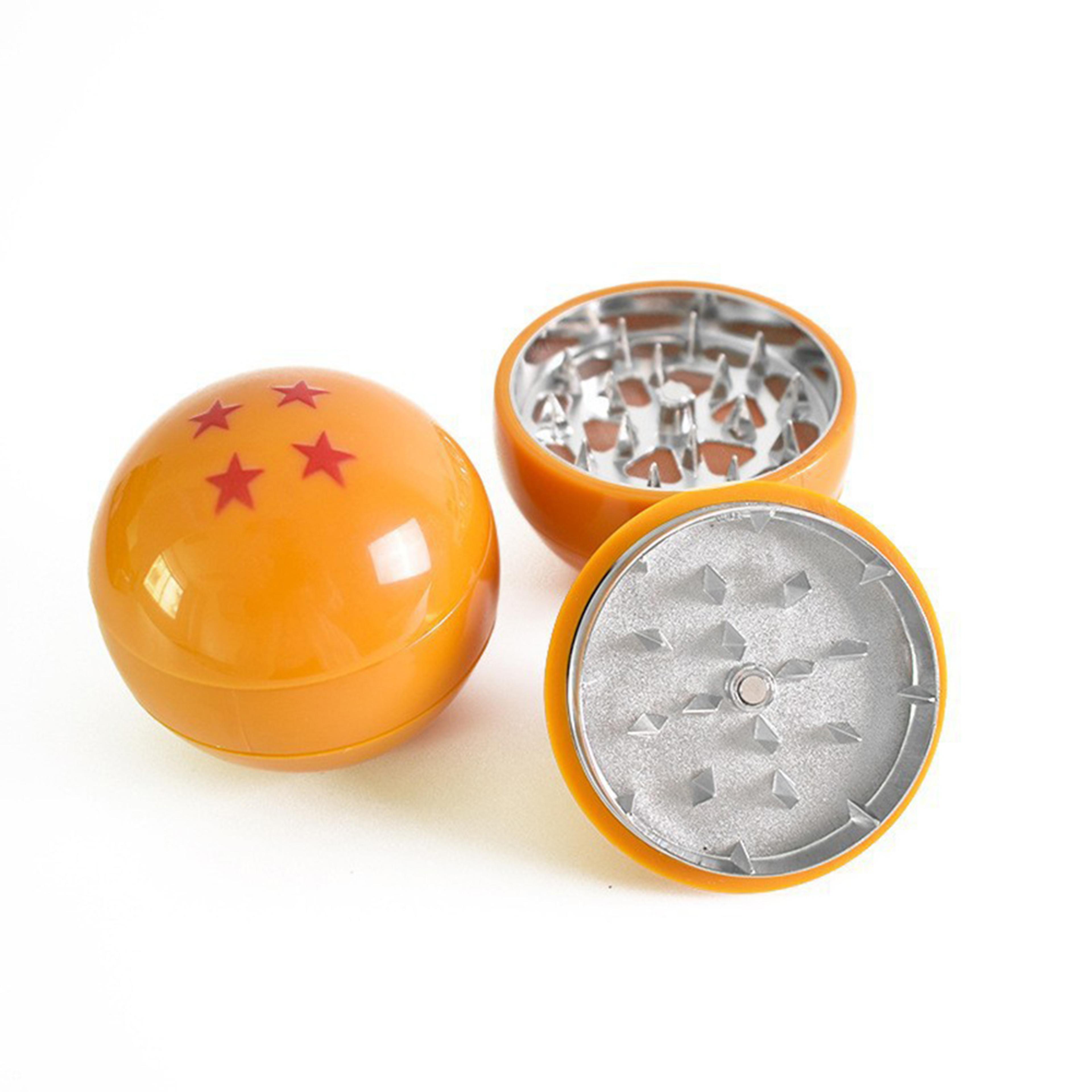 pokeball herb grinder with sharp metal teeth cute tobacco grinder accessory