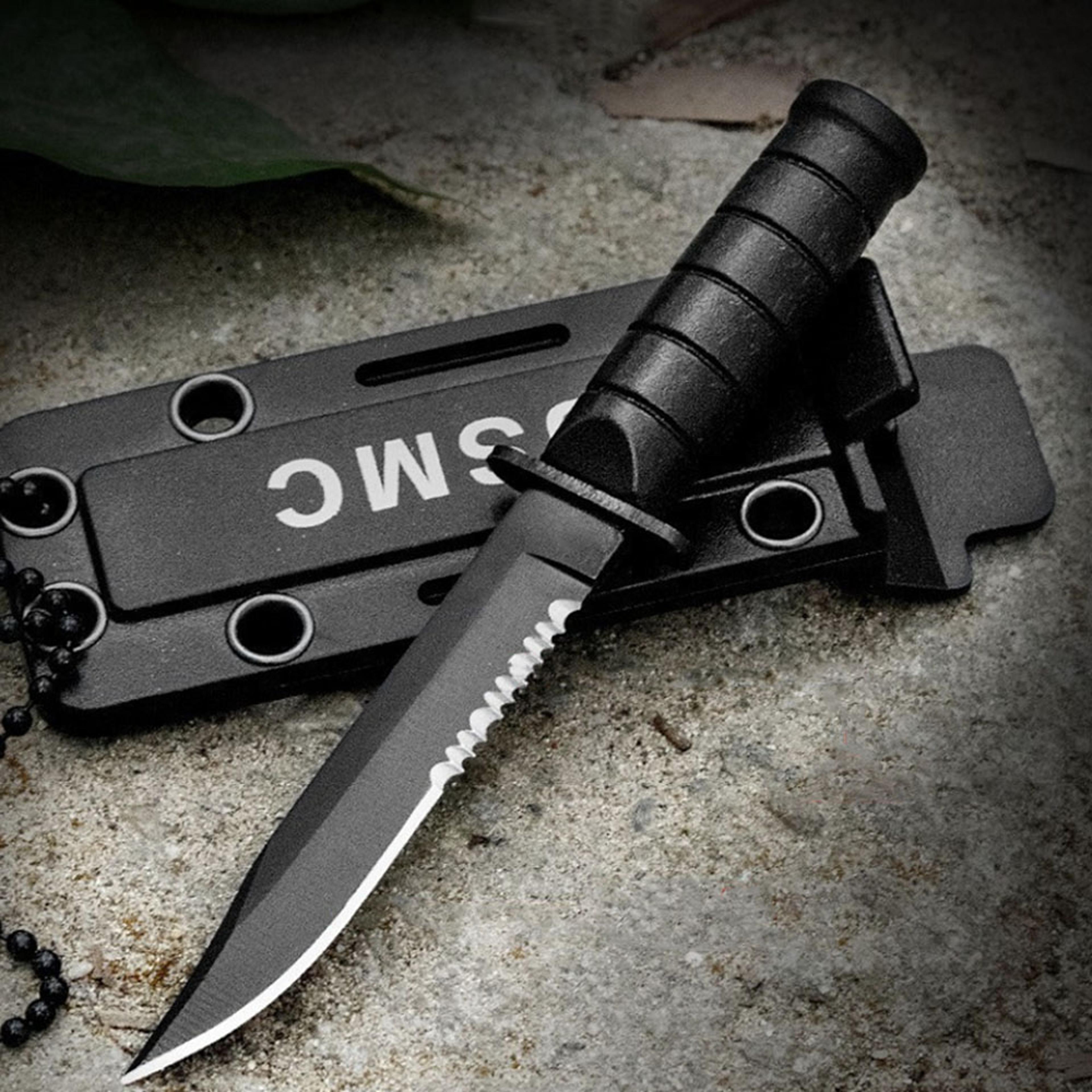 all purpose mini outdoor survival knife compact portable stainless steel utility blade for camping