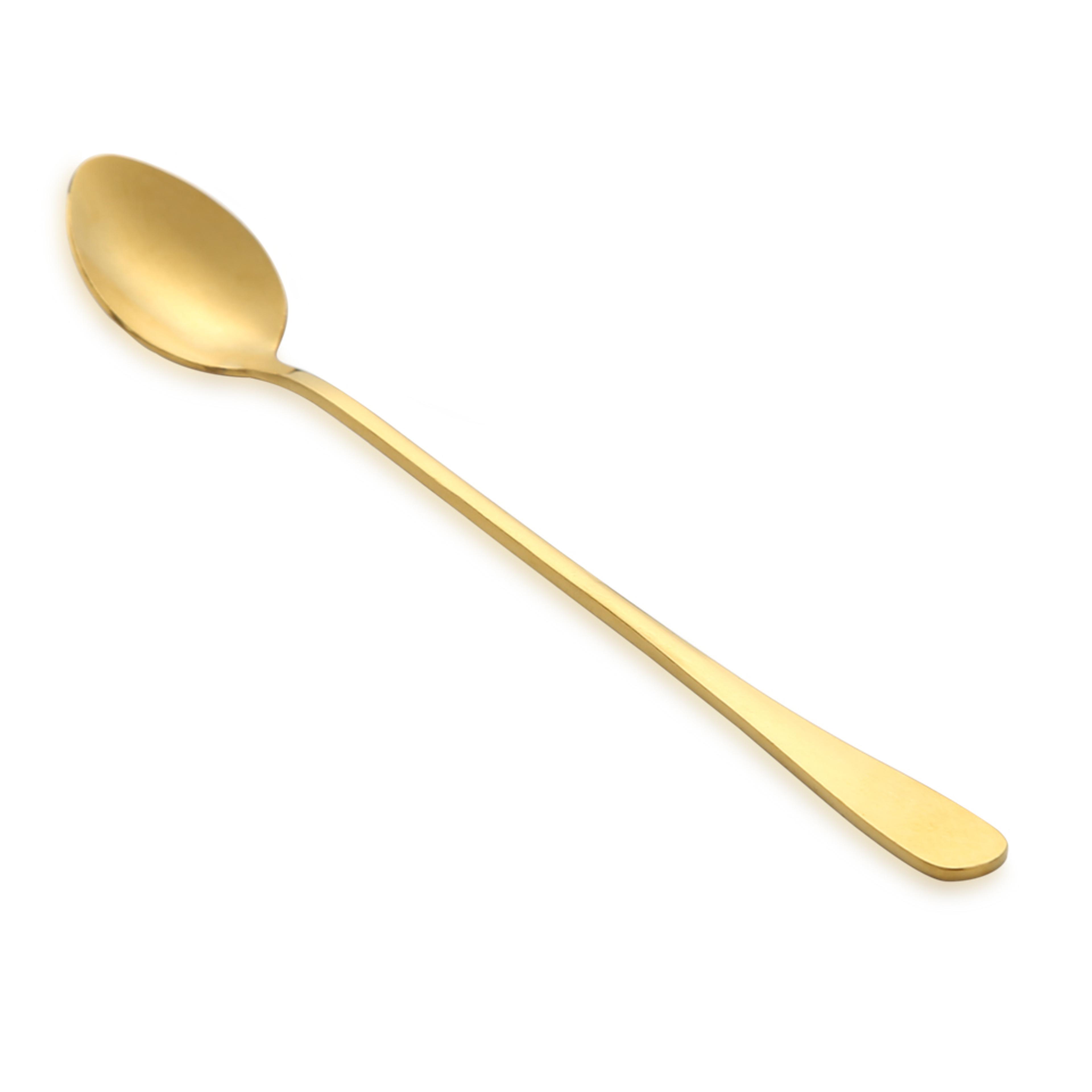 long handle coffee spoon stainless steel stirring spoon