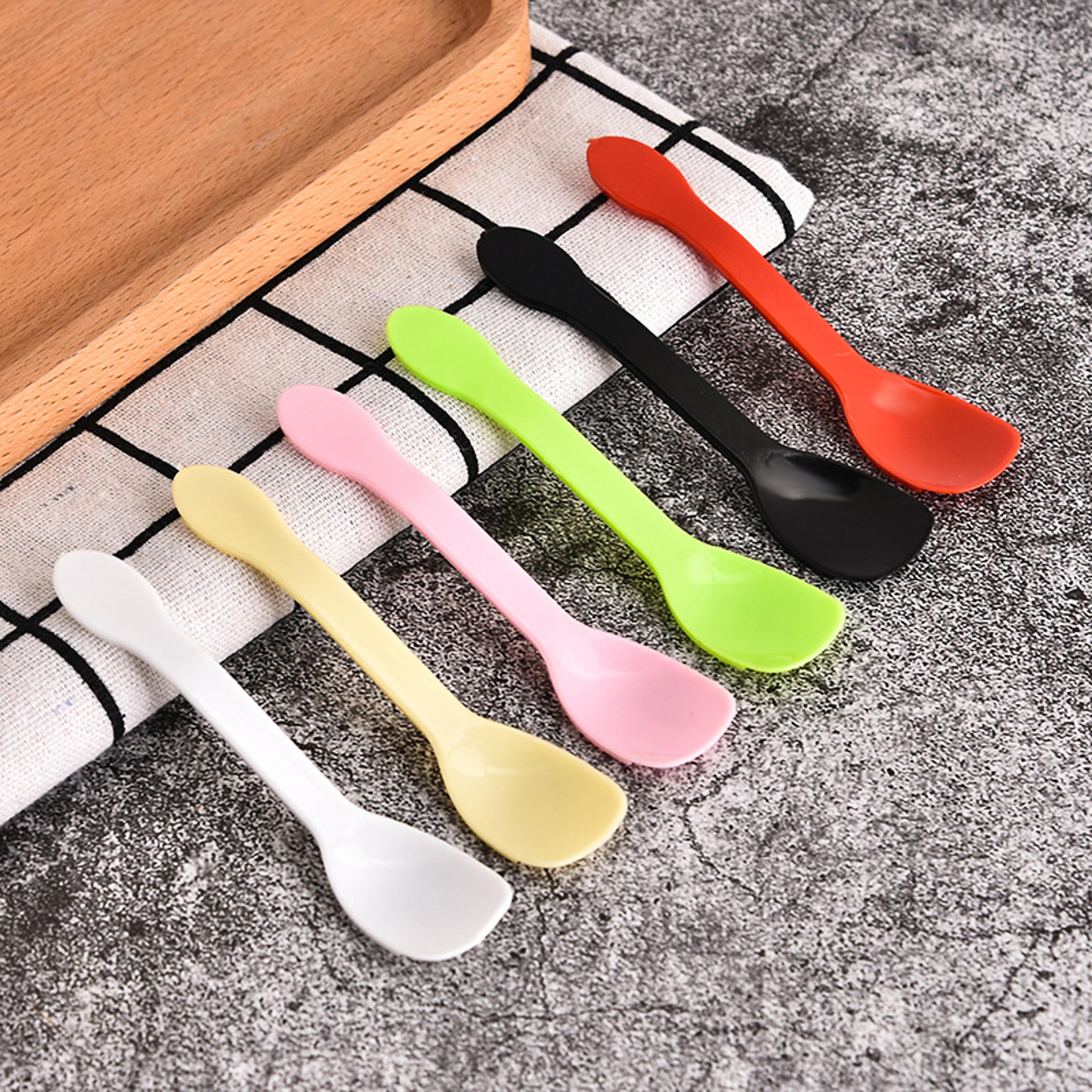 mini plastic spoons for desserts & party treats
