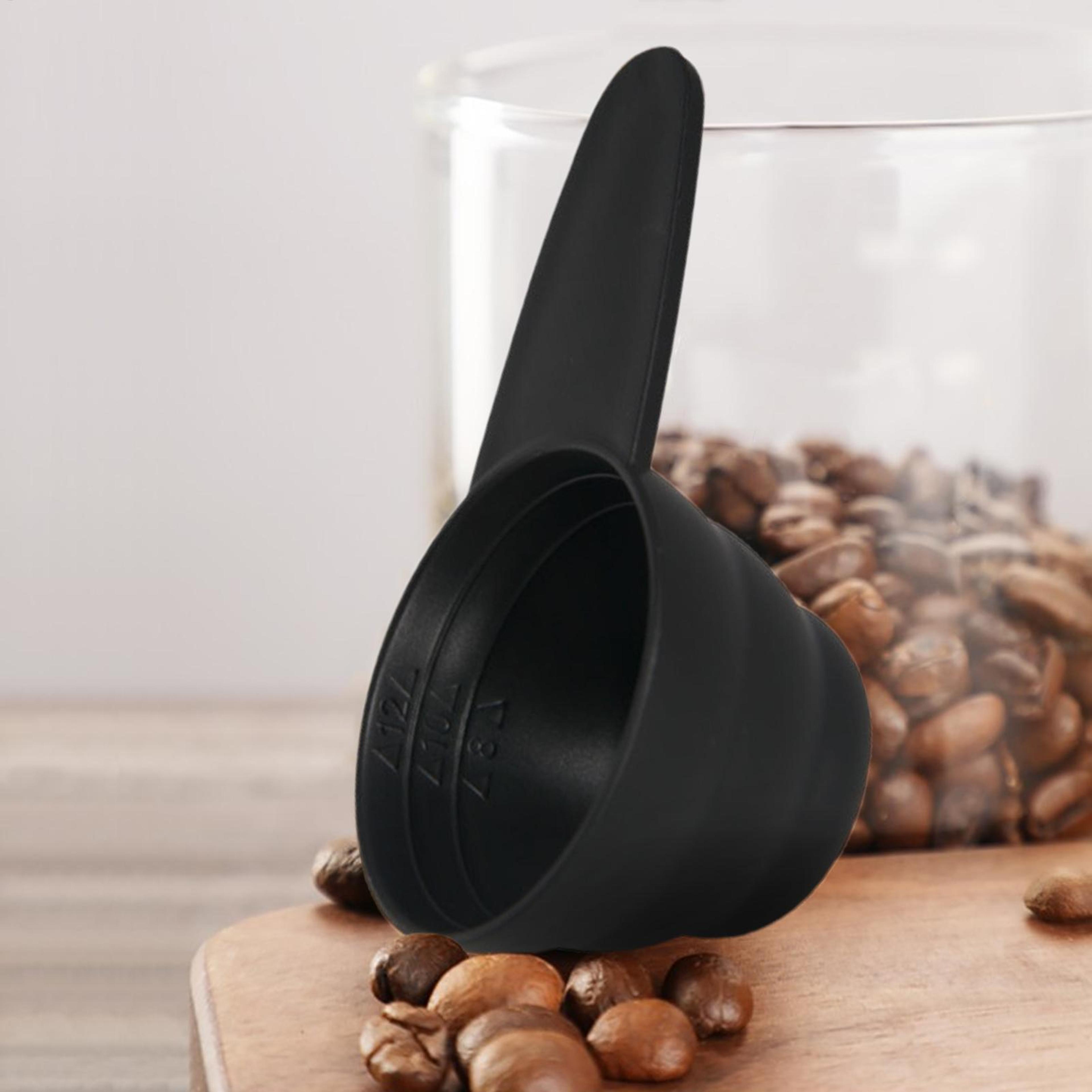 ergonomic coffee scoop for precise portion control ground coffee measuring spoon