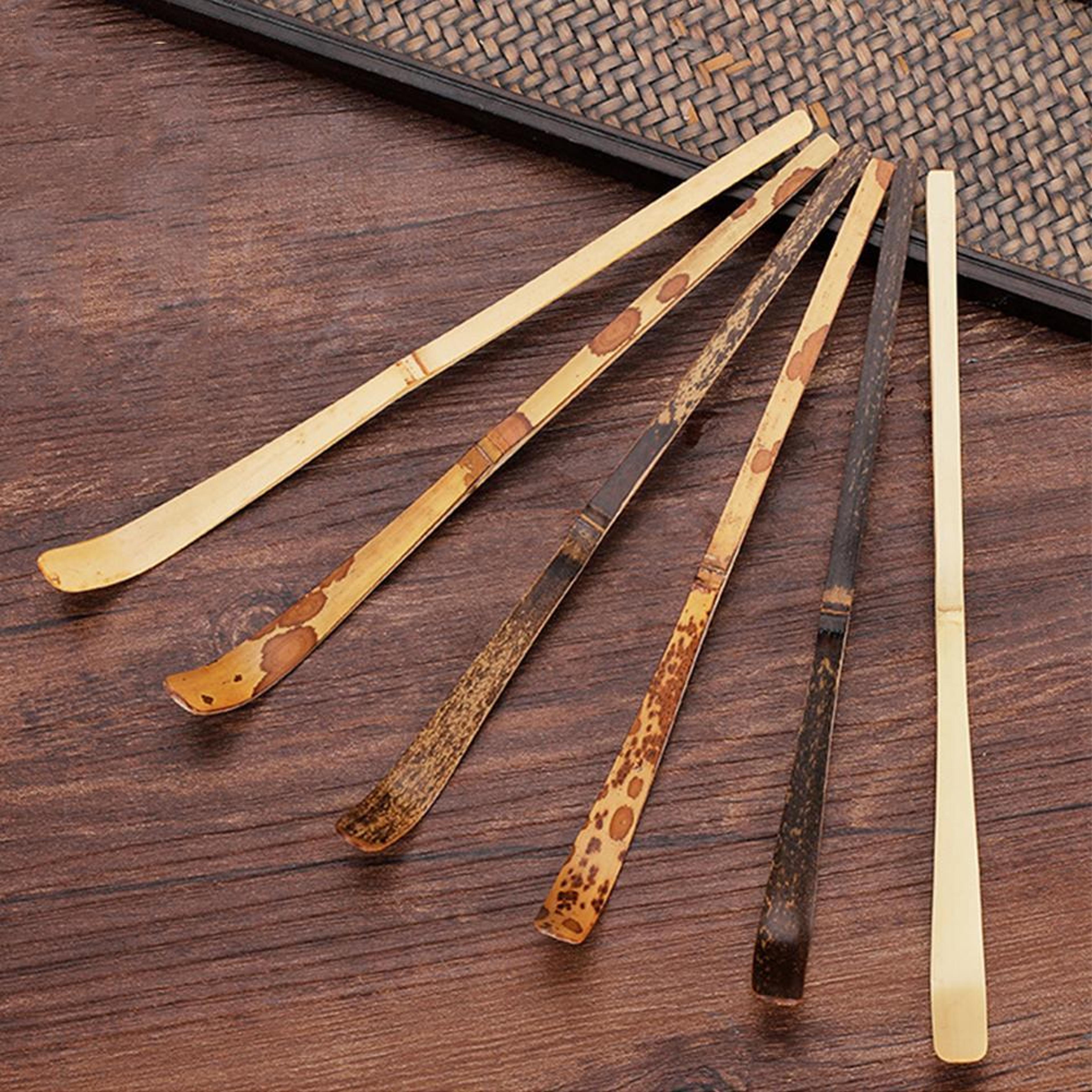 handmade wooden matcha tea spoon & spice tool